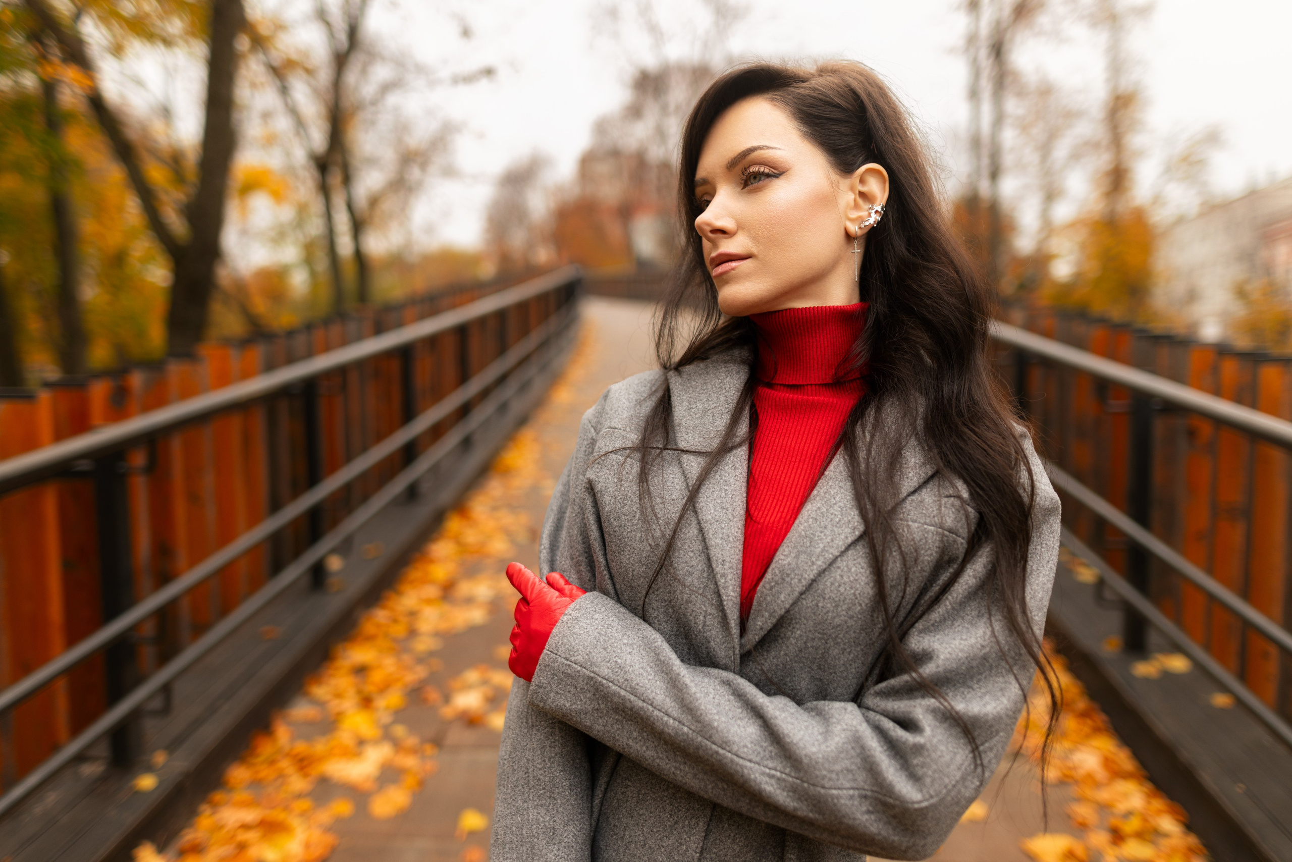 Фотосет с Екатериной в парке на осеннюю тему для «себя»