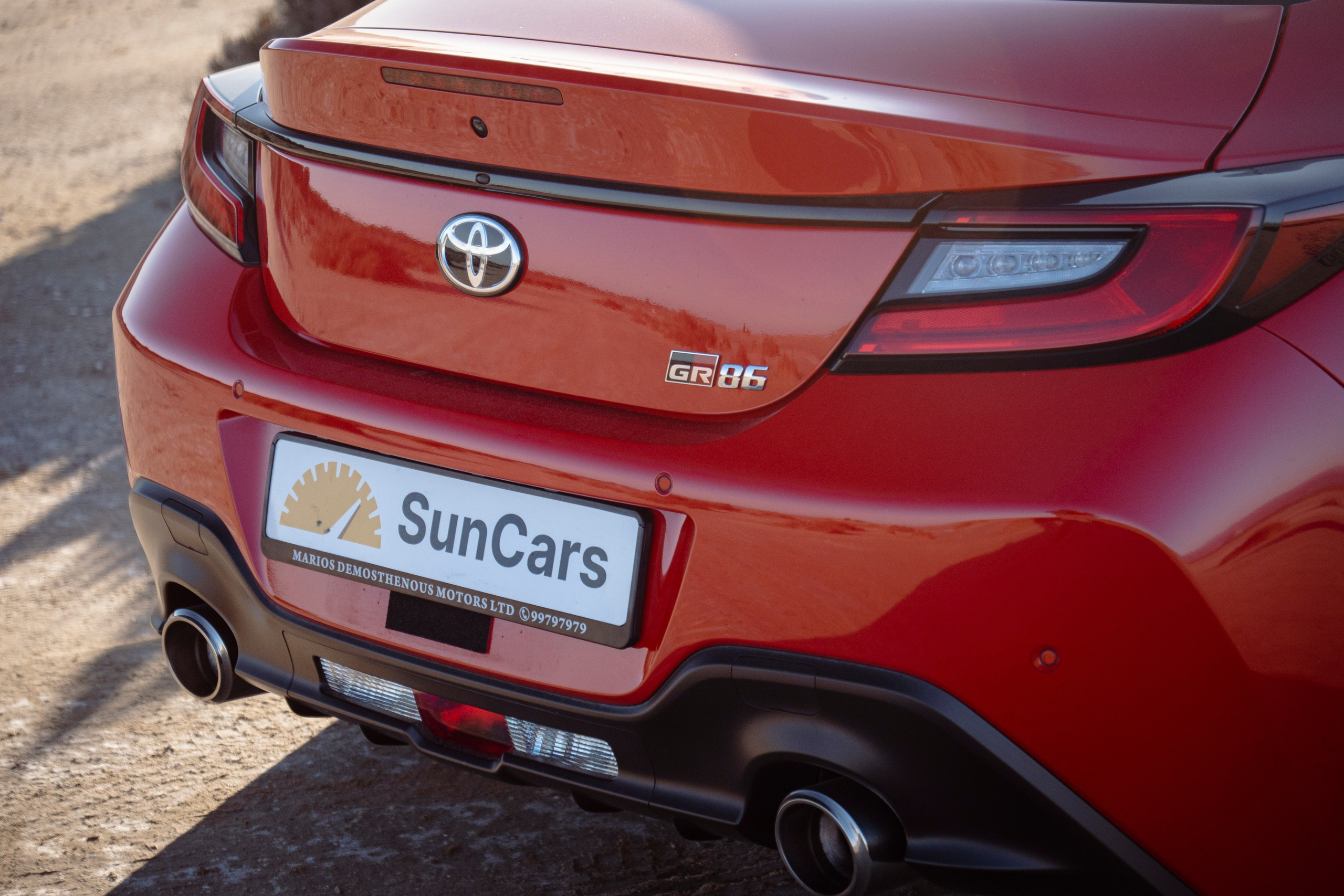 Toyota GR86. Photographer in Cyprus