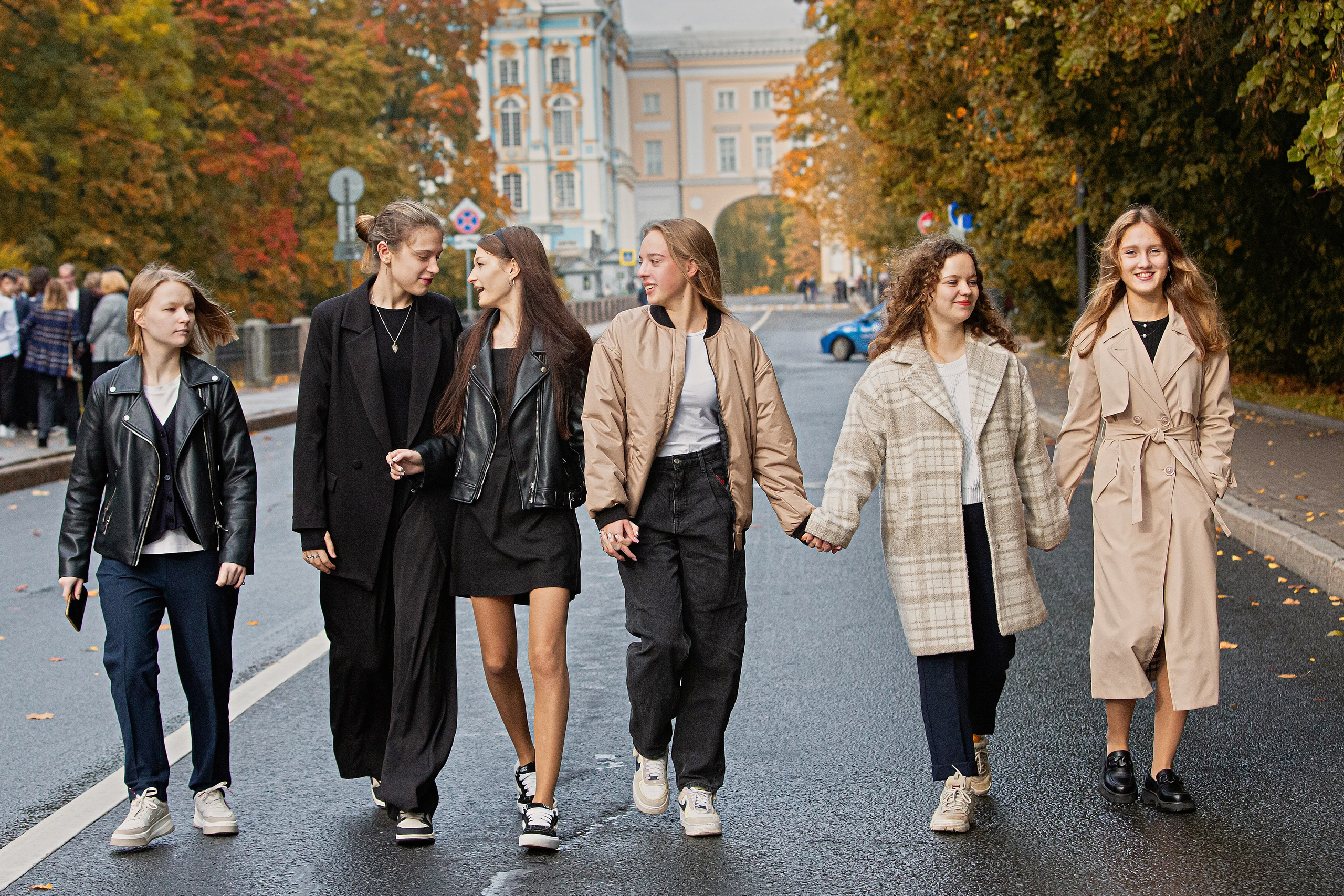 Осень. Старшая школа. Свадебный, семейный, детский фотограф в Санкт-Петербурге