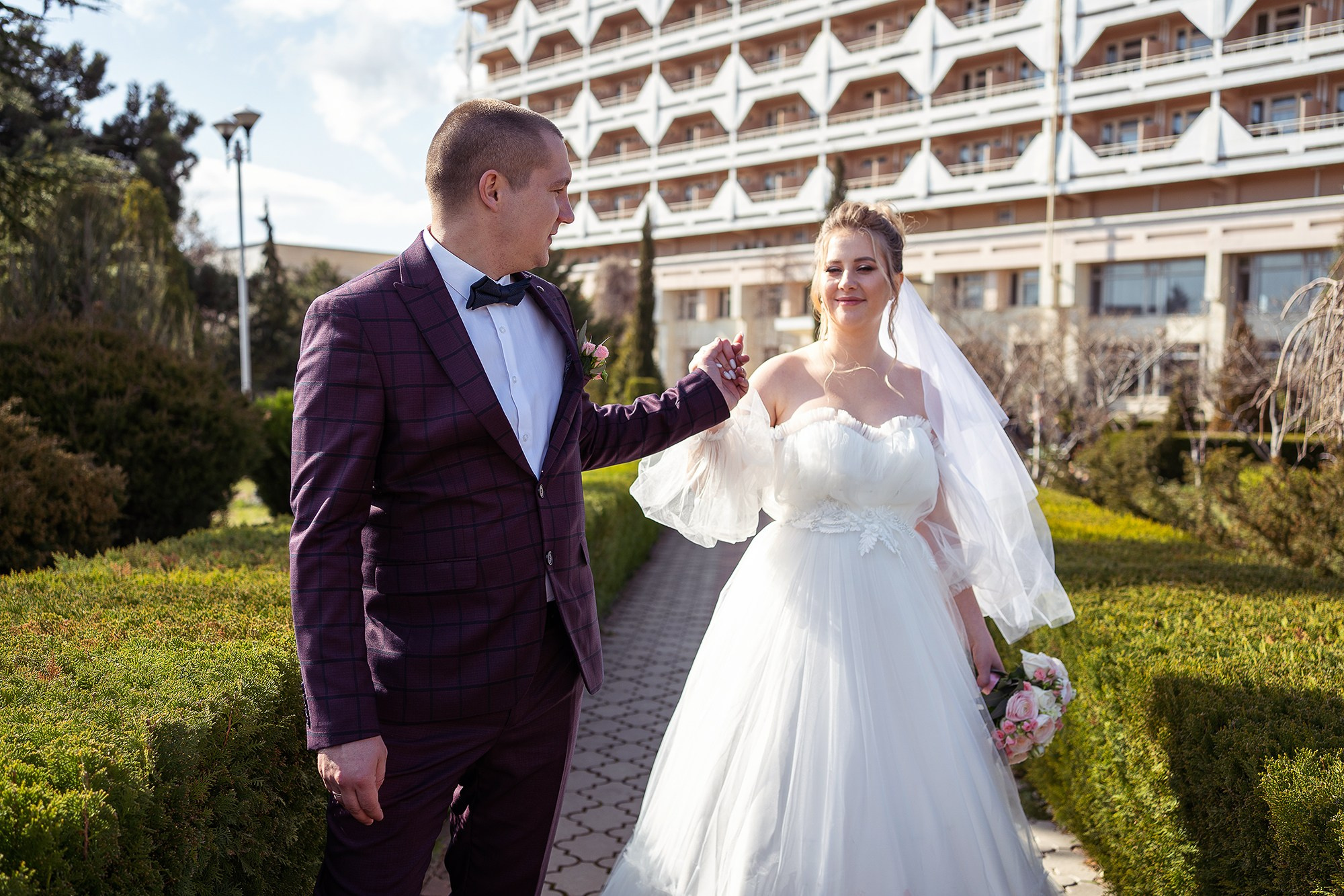 Свадебная фотосессия. Свадьба в Крыму. Свадебная фотосессия в Евпатории. Фотограф Зайцева Надежда. Свадебный фотограф в Крыму. 