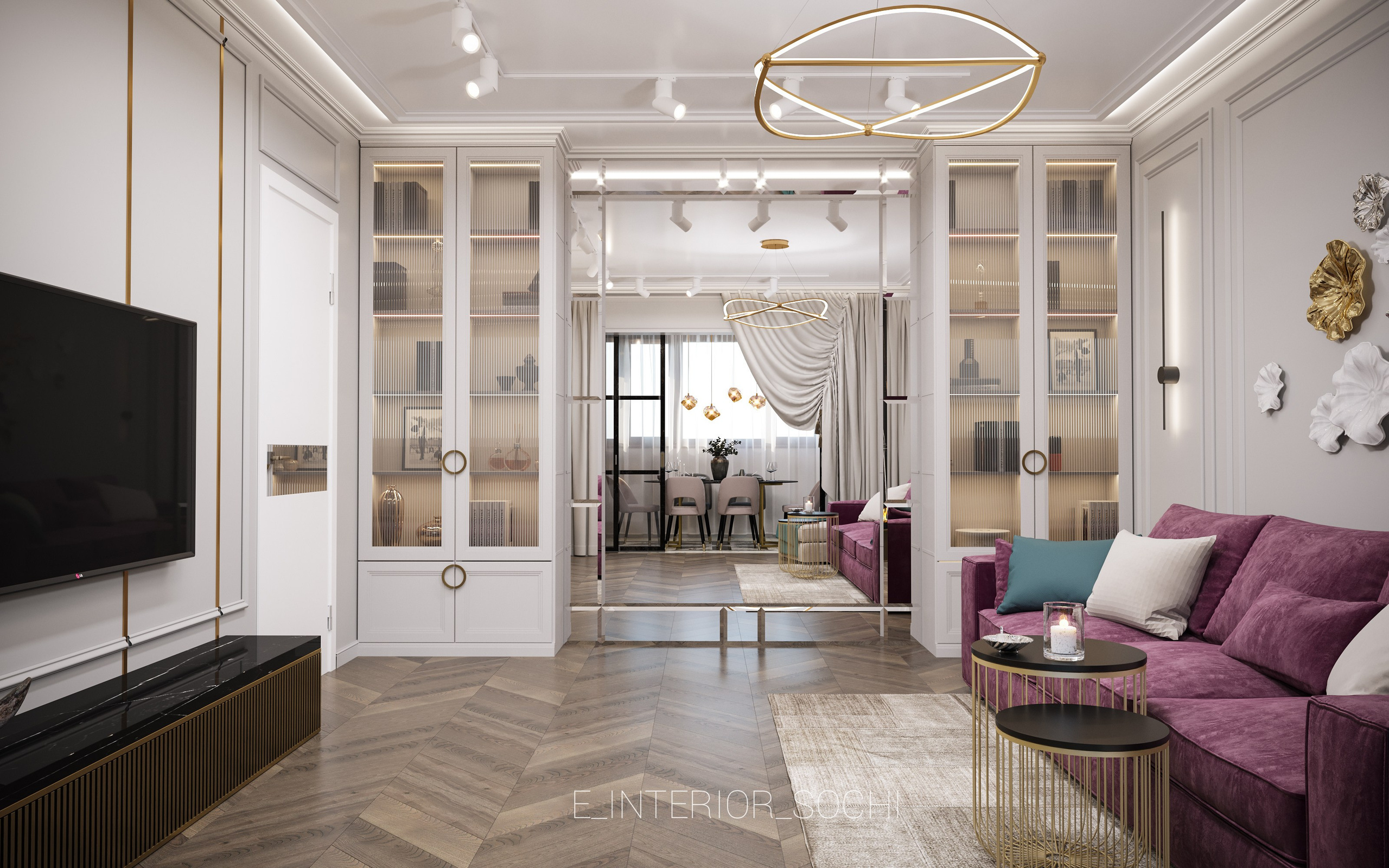 CHERRY MOOD. Дизайн интерьера Евгения Тисленко