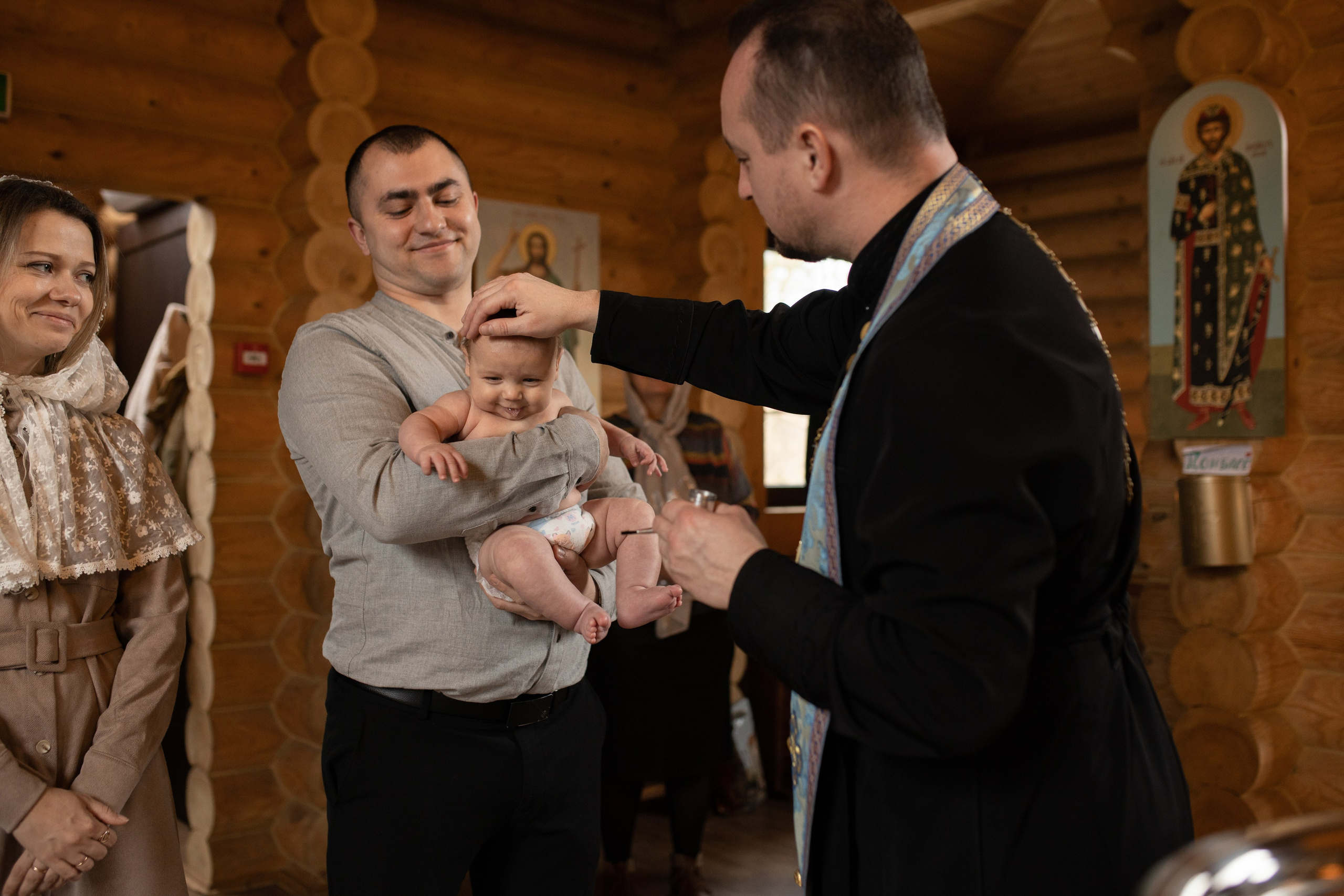 Таинство крещения Марка. Фотограф в Железнодорожном и Балашихе