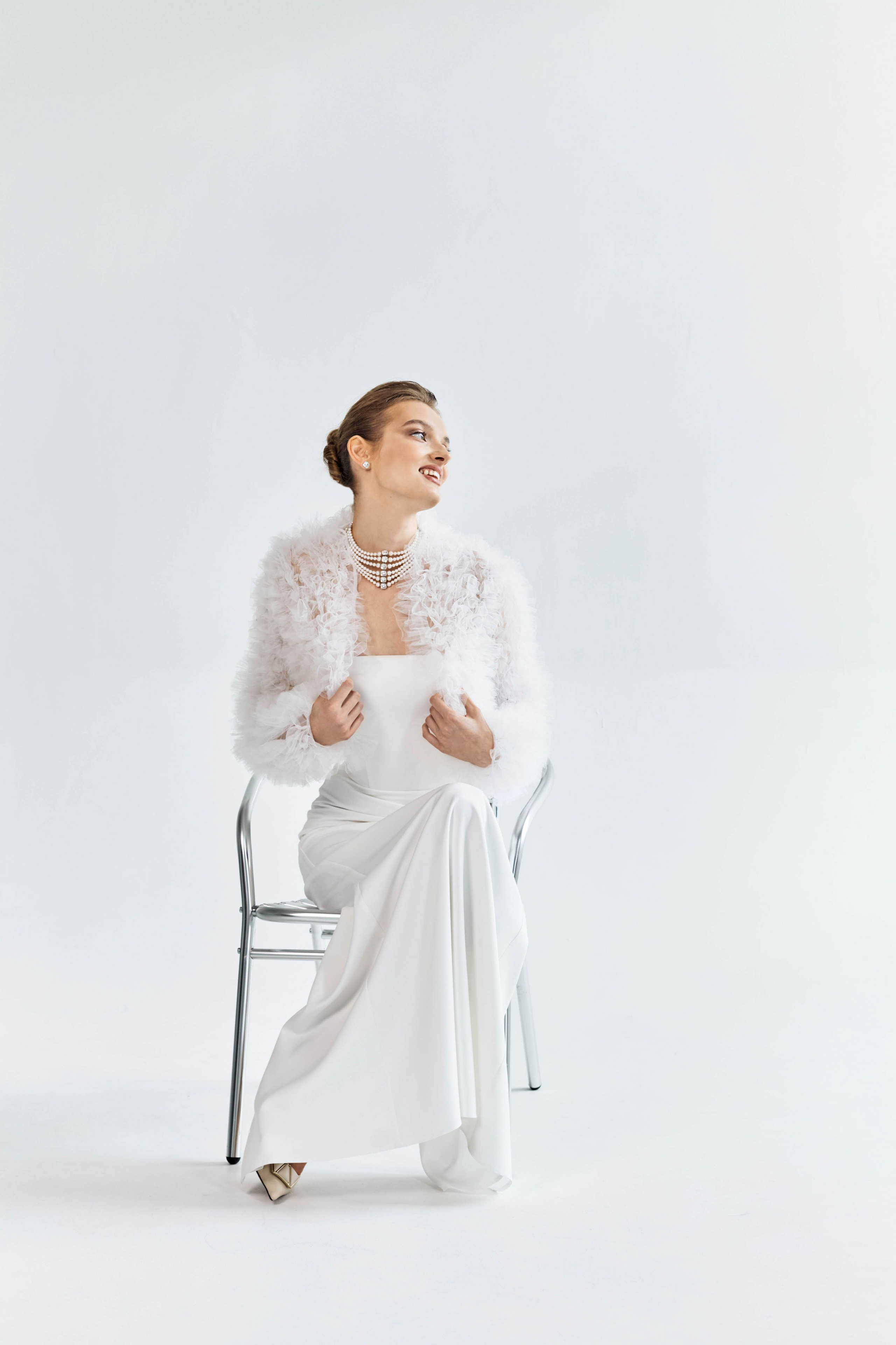 Фатиновая шубка. Свадебный салон-ателье Бонжур в Минске Bonjour