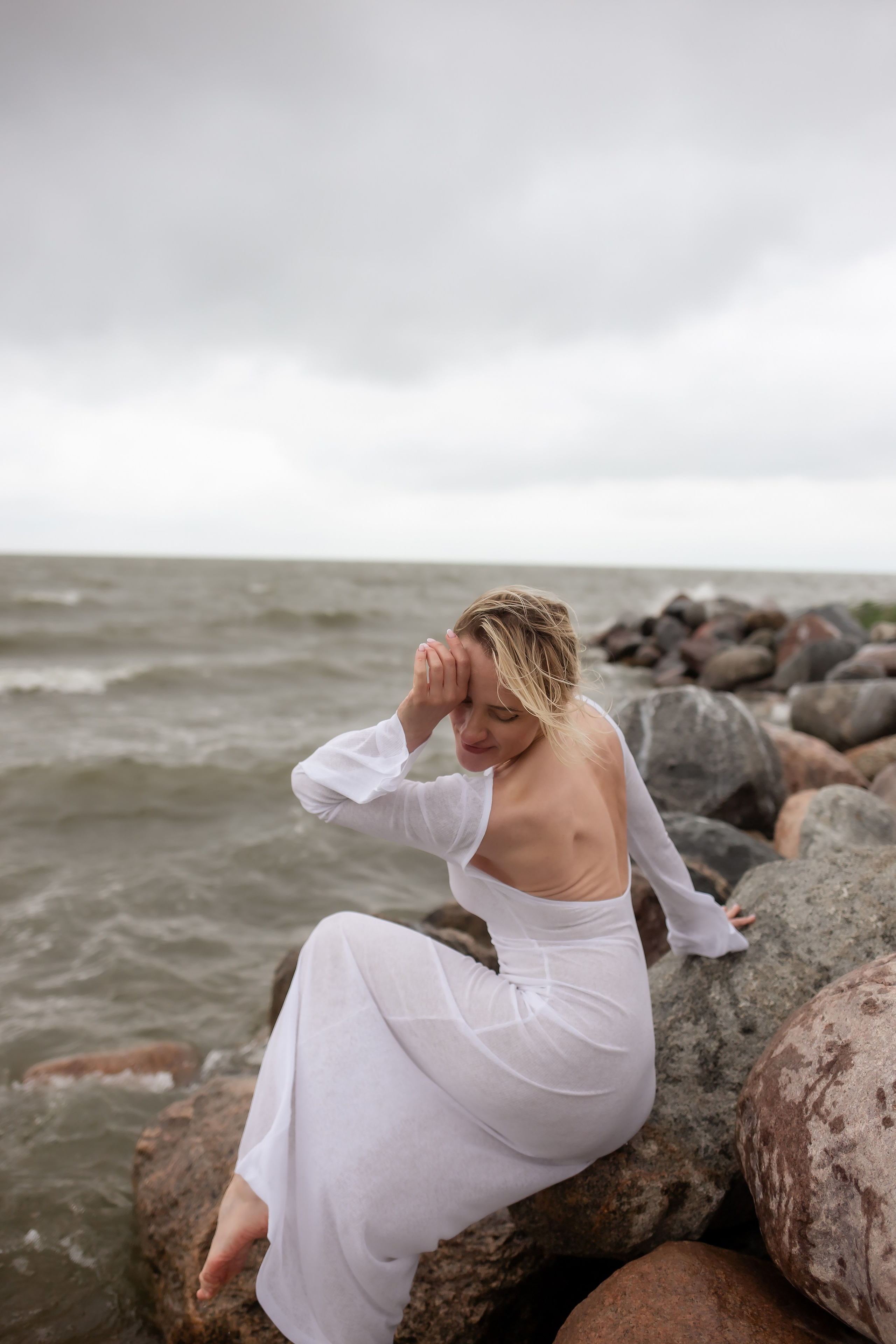 Катя. Маяк в Заливино. Фотограф в Калининграде Решетникова Алина