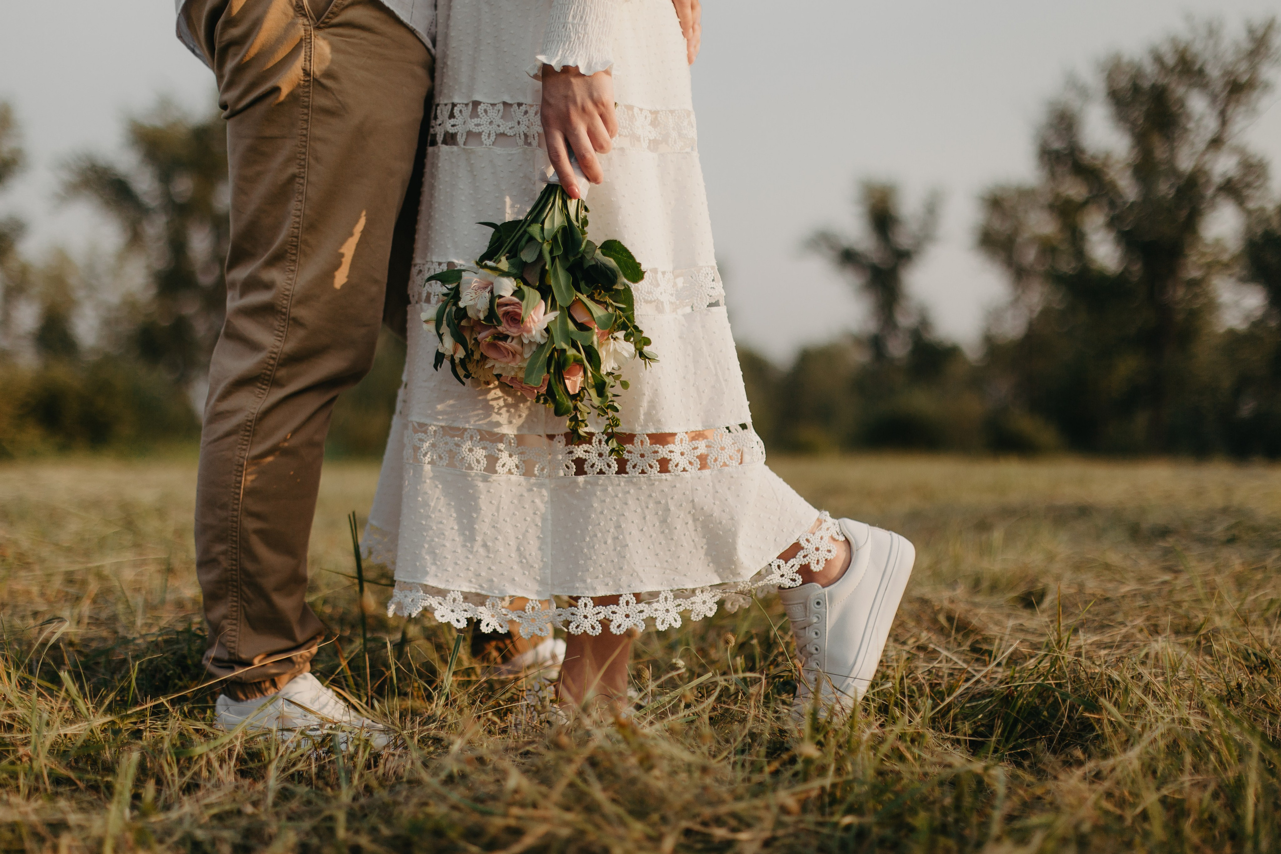 Свадебная лавстори на закате