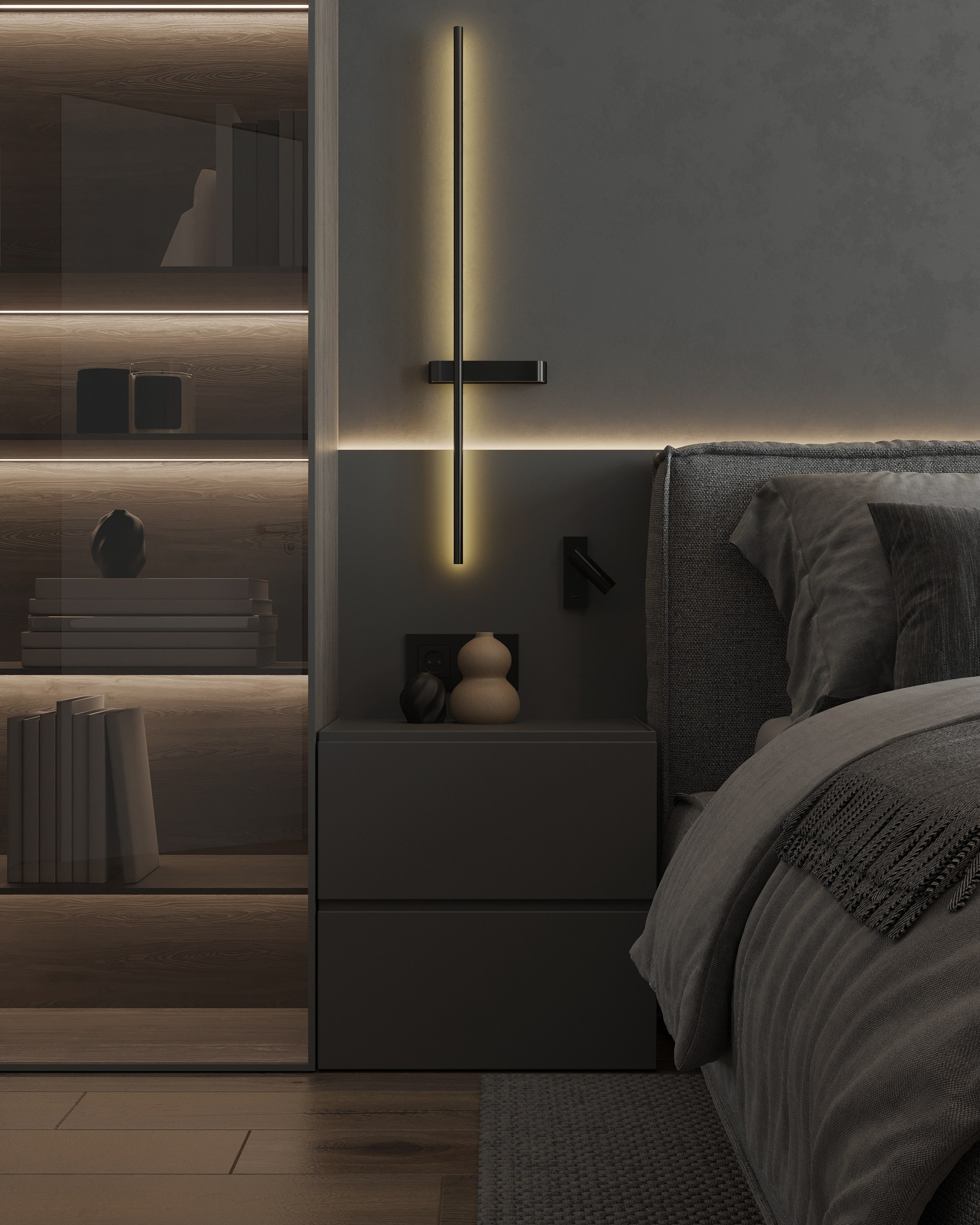 ЖК «Приморский квартал» / Санкт-Петербург / 45 кв. м. Ксения Барабаш дизайнер интерьера в Санкт-Петербурге