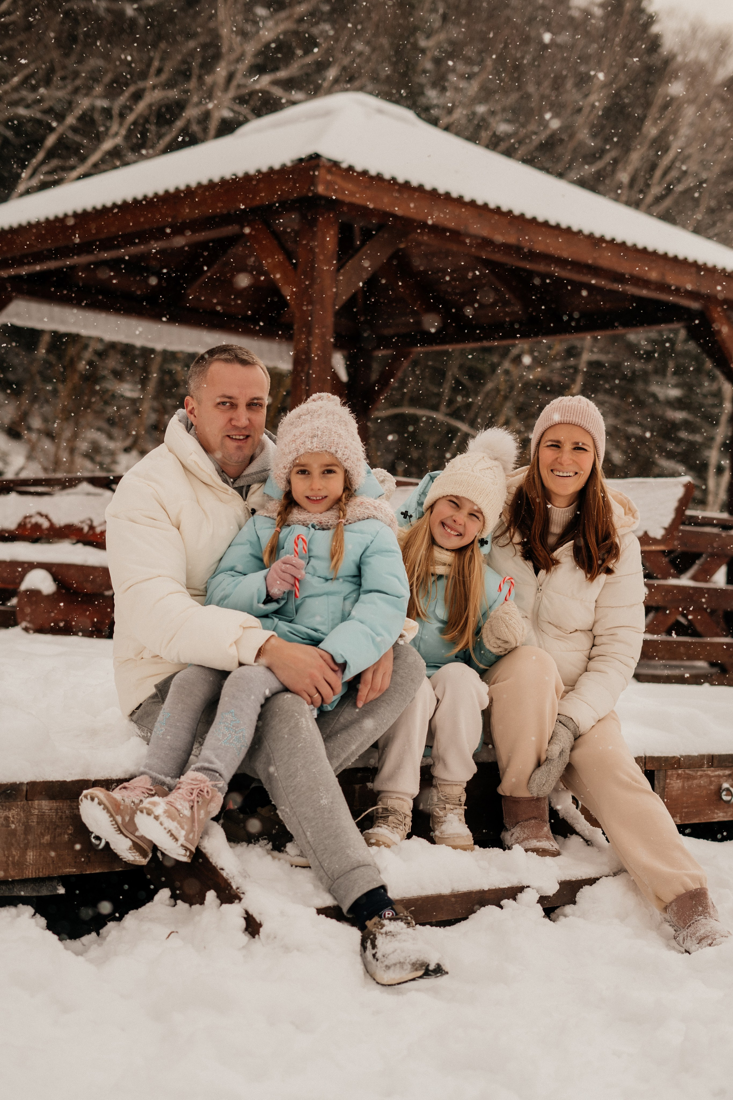 Зимняя семейная фотосессия сахалин. Фотограф сахалин