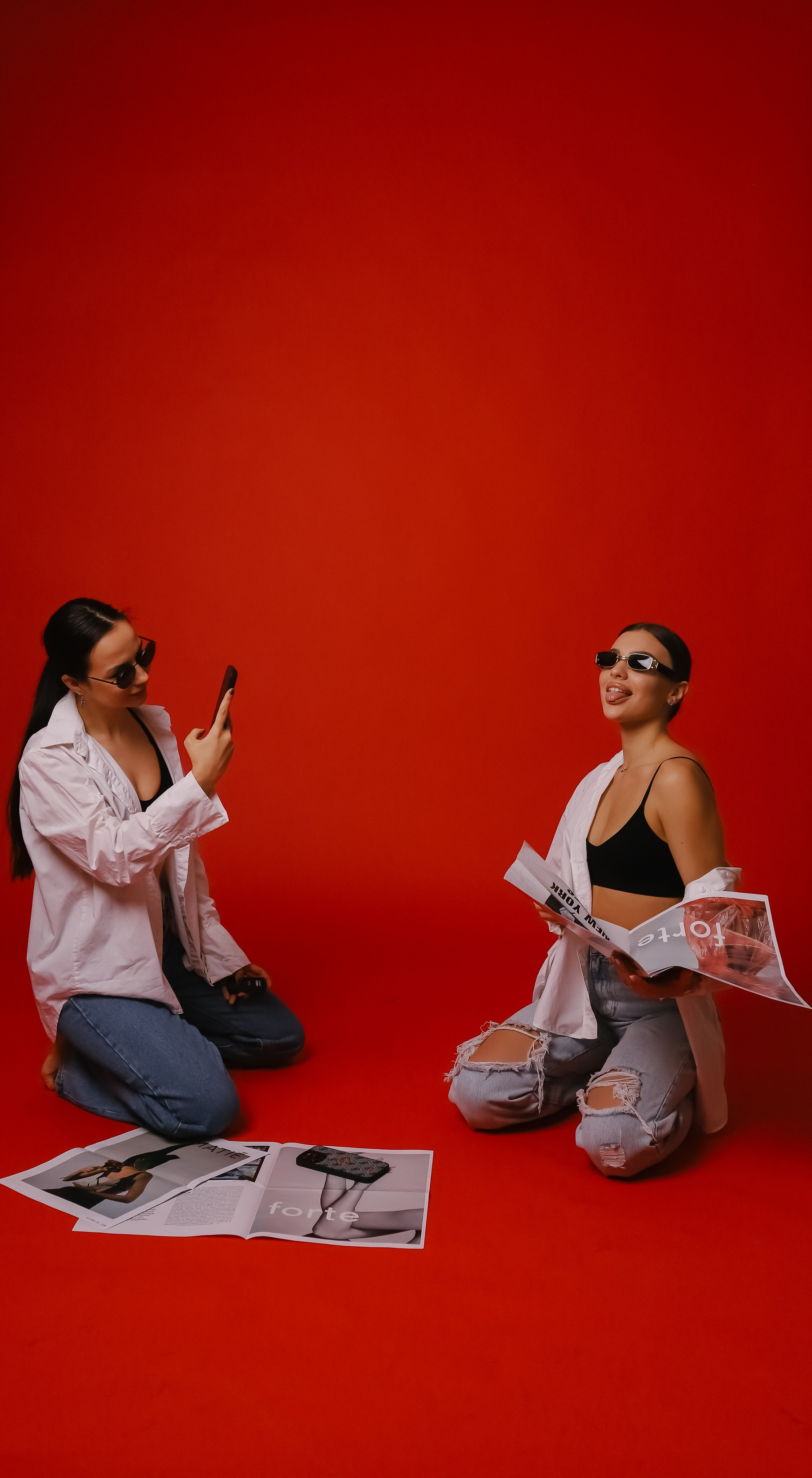 Екатерина и Алина. Автопортретная