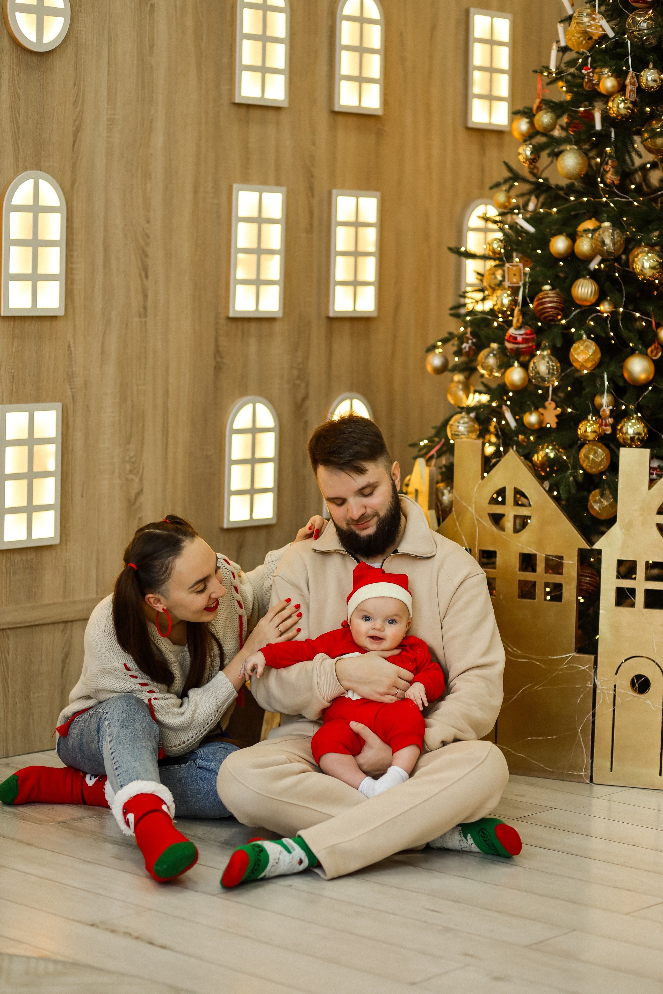 Екатерина, Дмитрий и Роберт новогодняя. Kharchenkotatianaweddingphoto