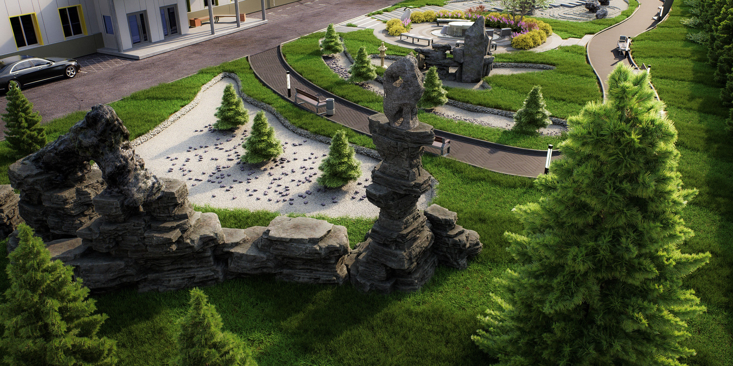 Сквер ГОК «Солнечный». Архитектурно-дизайнерское бюро ROOMS