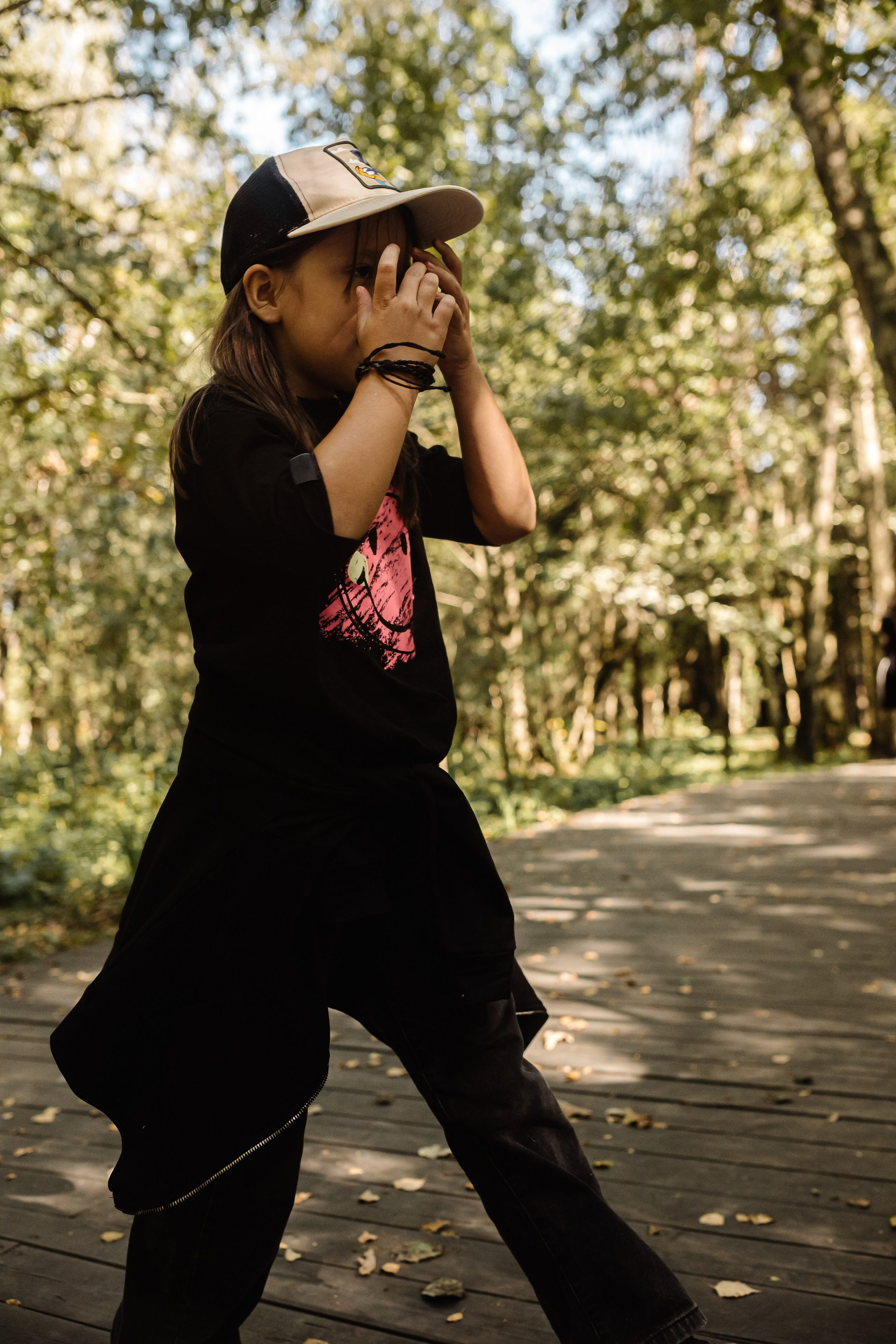 Репортаж школьной прогулки в парке. Семейный и женский фотограф в Москве Надежда Воробьева