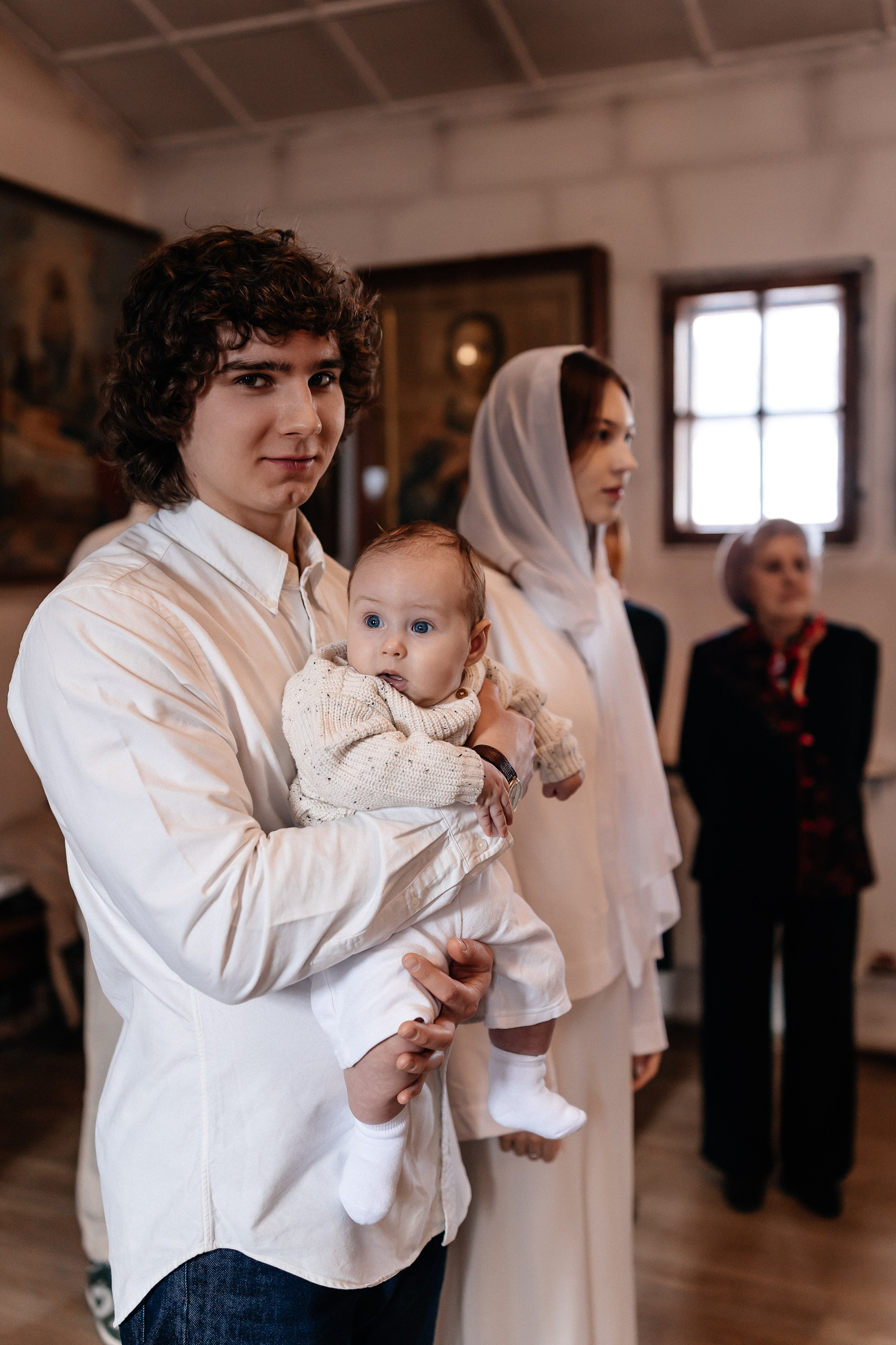 Крещение Артема. Семейный фотограф Минск Усова Ольга