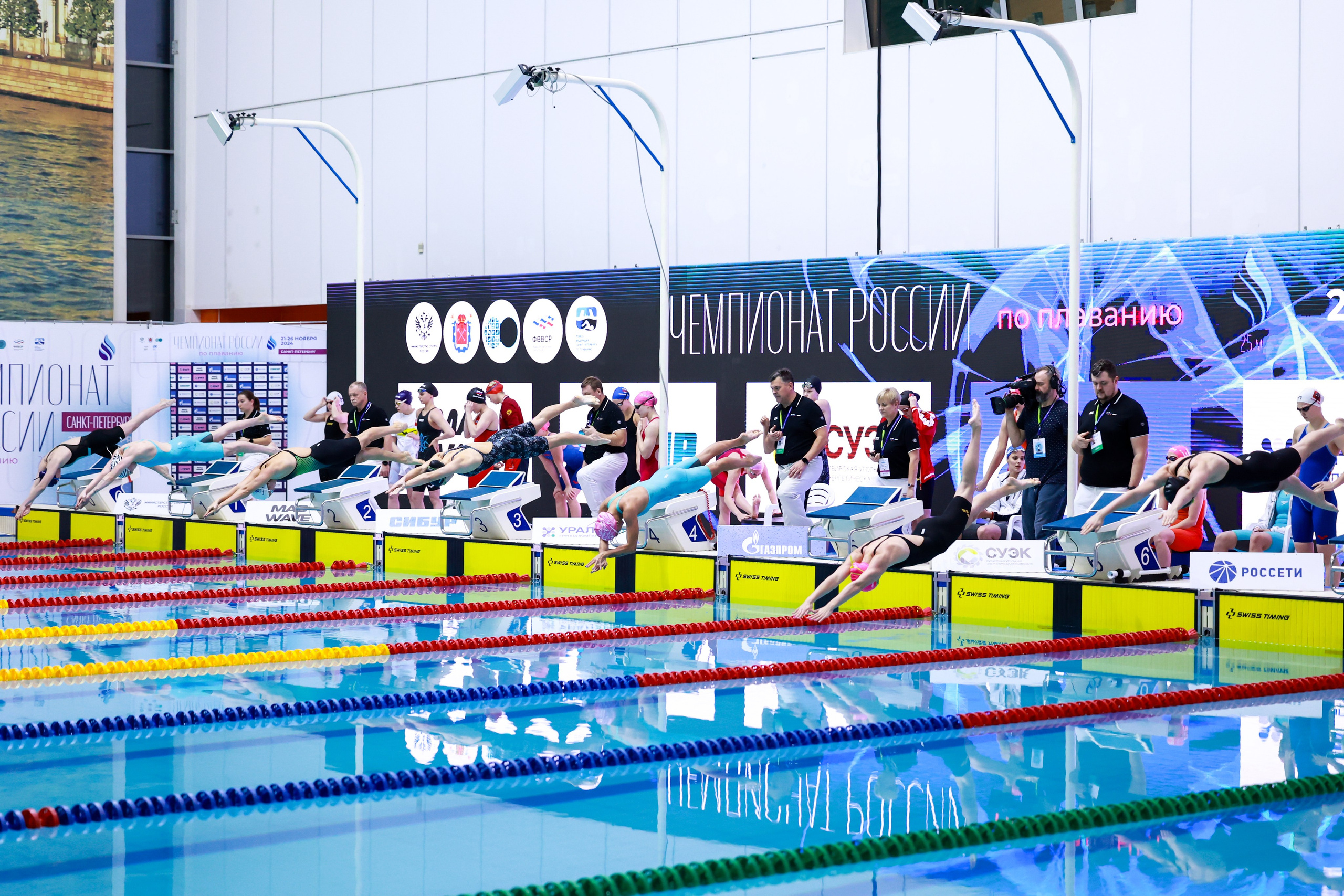 Чемпионат России по плаванию 25 м 21-26.11.2024. Спортивный и репортажный фотограф Антон Тереханов
