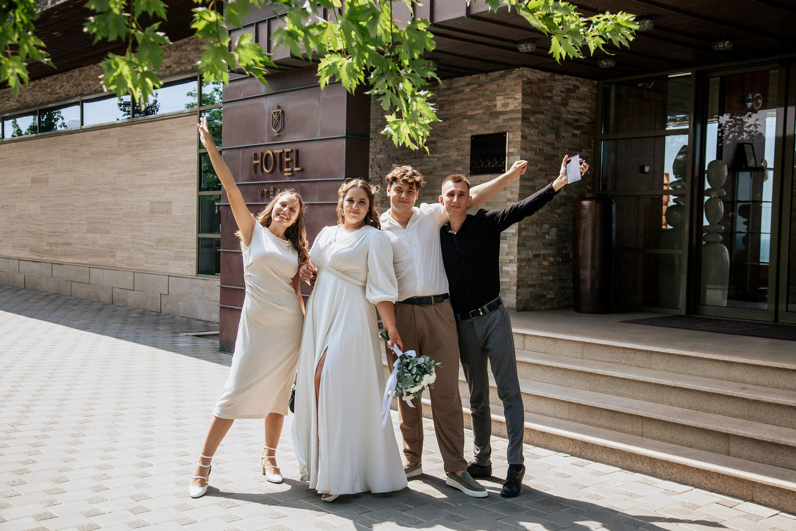 Веселая и громкая свадьба в Анапе