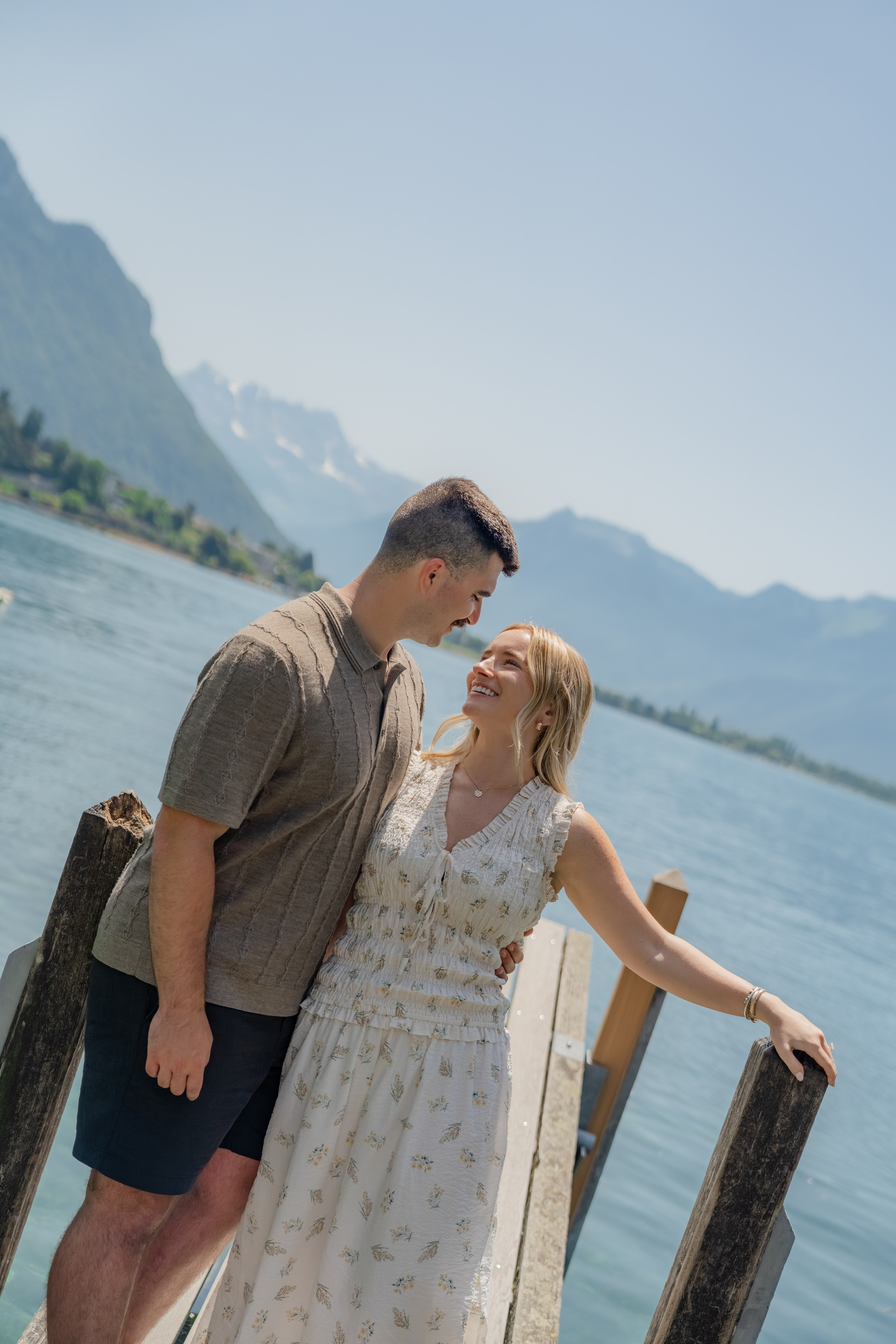 Brooklyn & Dakota | Proposal Montreux. Профессиональный свадебный фотограф в Женеве и Швейцарии | Таня Вовчецкая