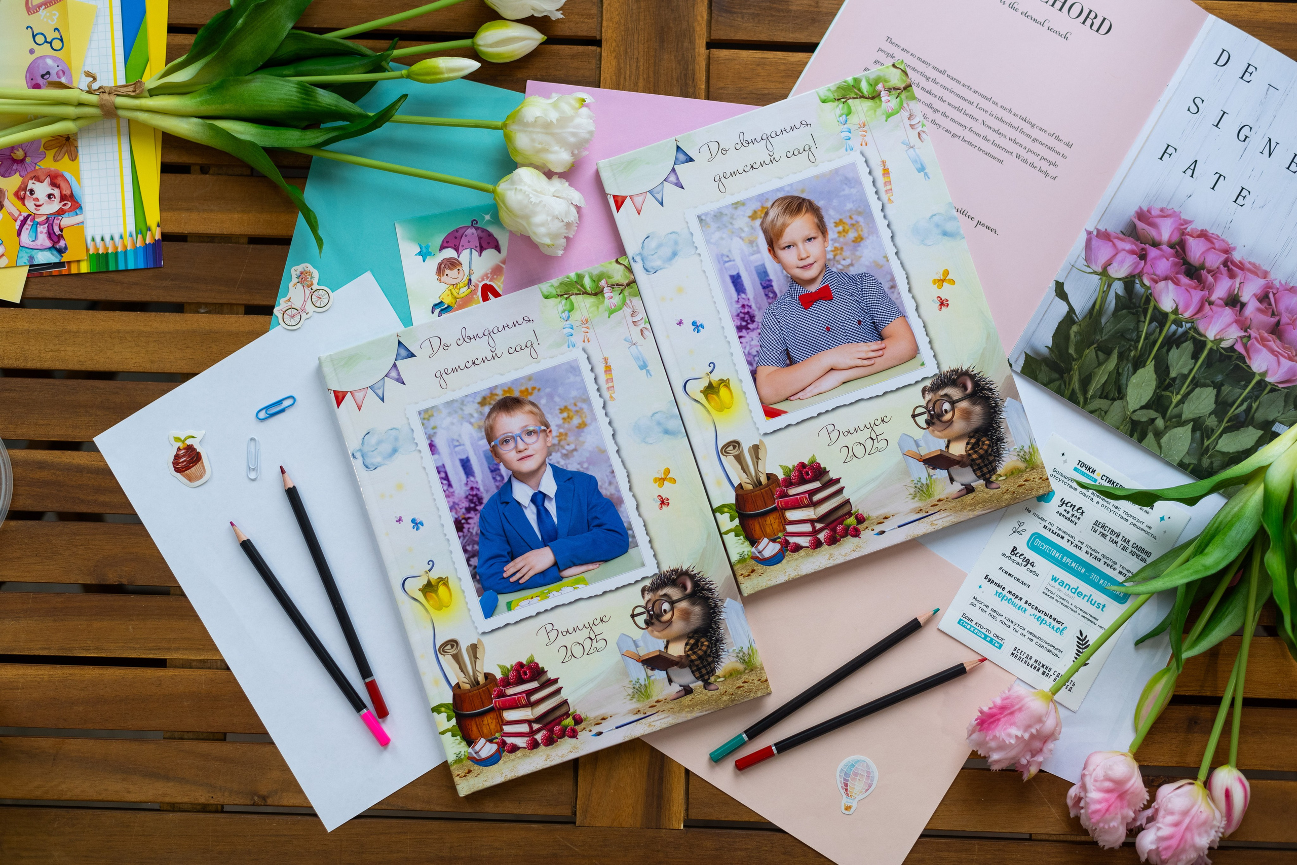 Дизайн «Ежики» фото. Выпускные альбомы в Подольске Москве и МО