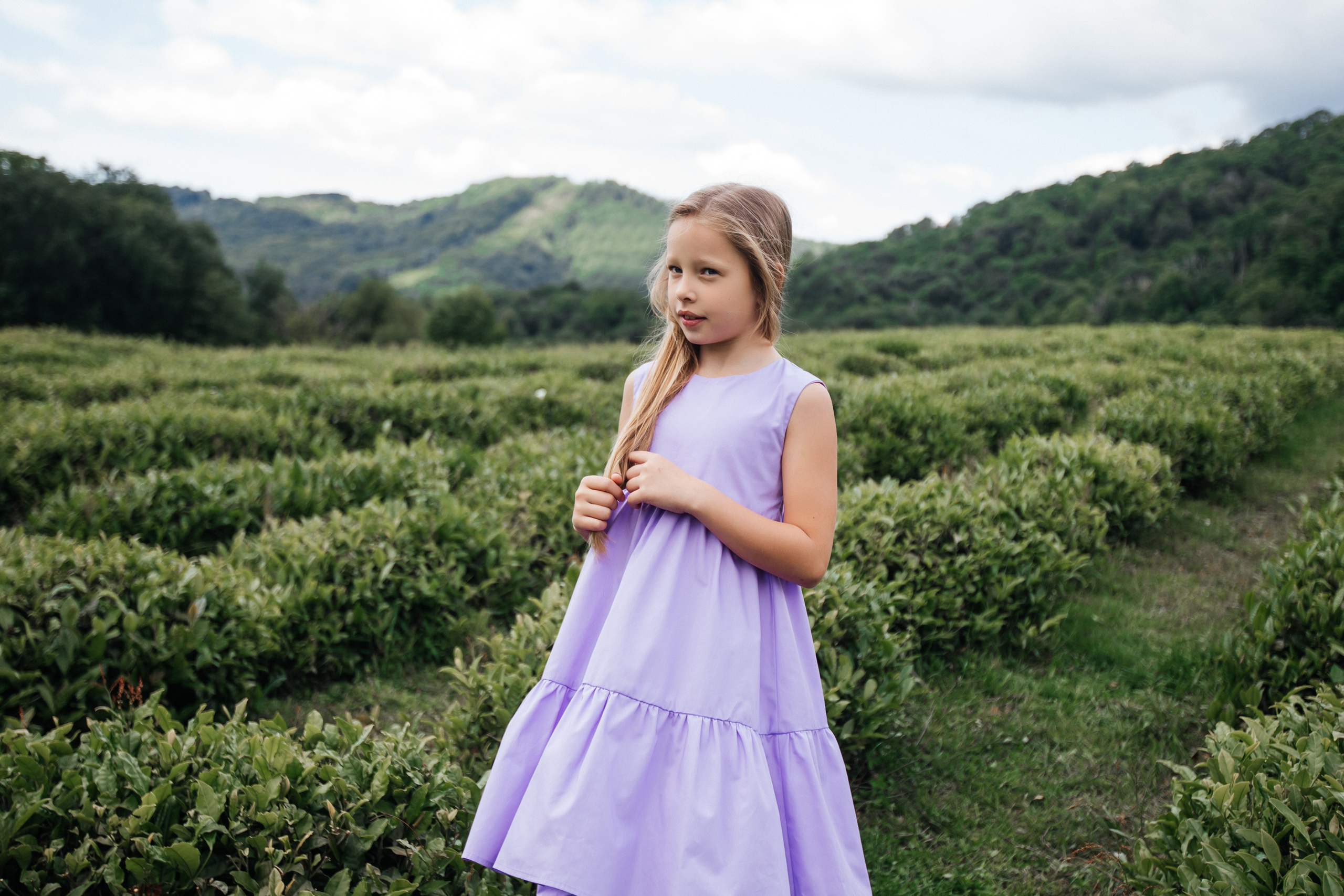 Tea plantation. Efimova Model Agency