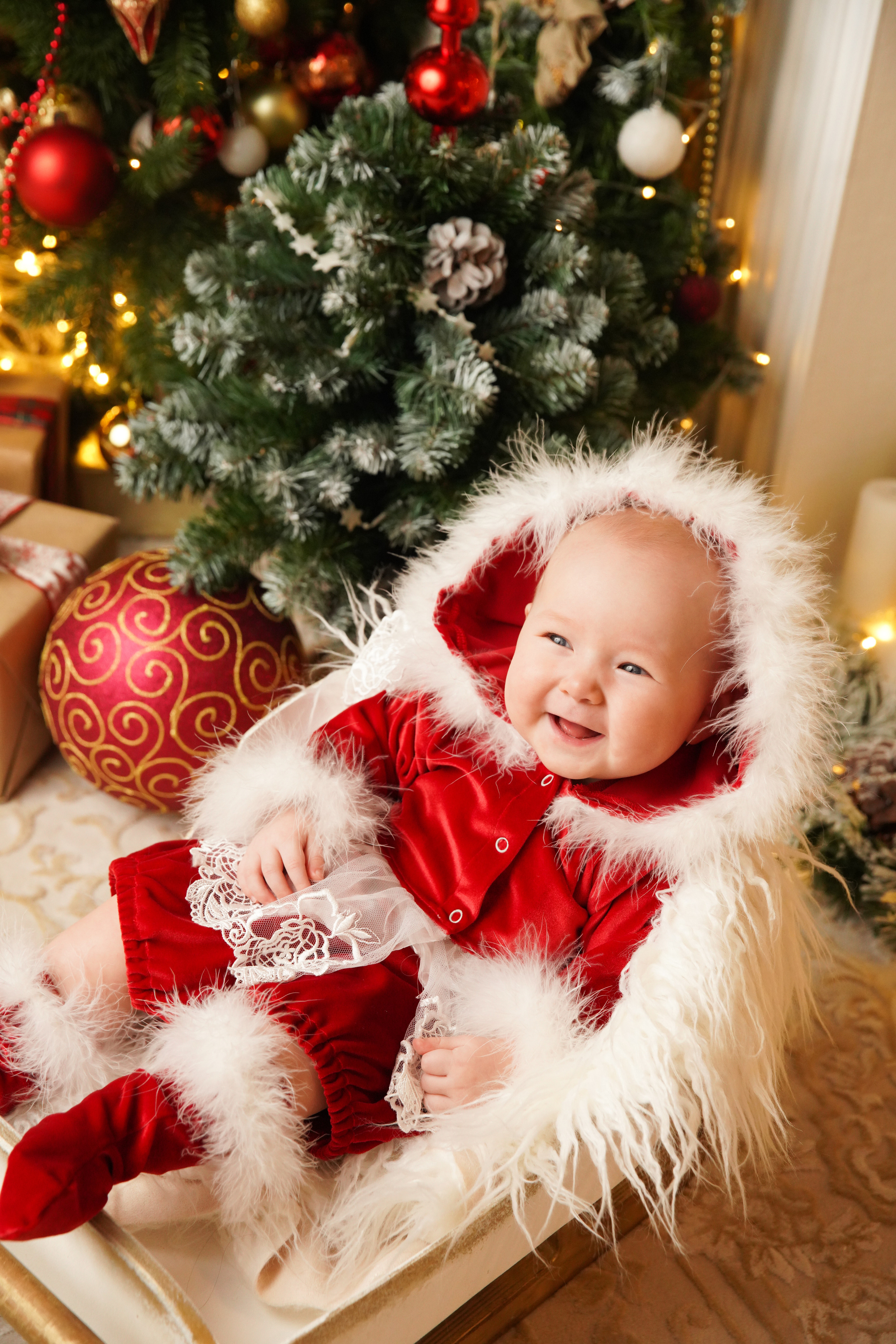 Новогодняя фотосессия. Фотограф новорожденных. Семейный и детский фотограф в городе Сургуте