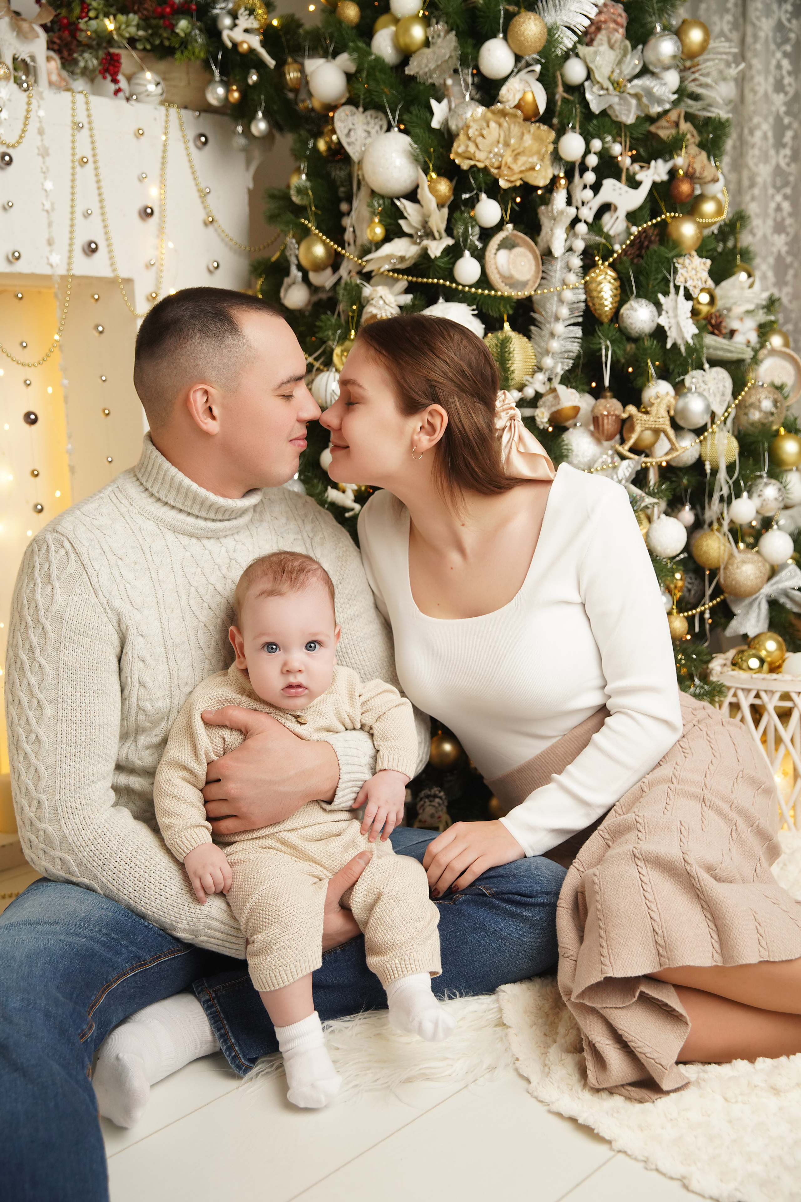 Новогодняя фотосессия. Фотограф новорожденных. Семейный и детский фотограф в городе Сургуте