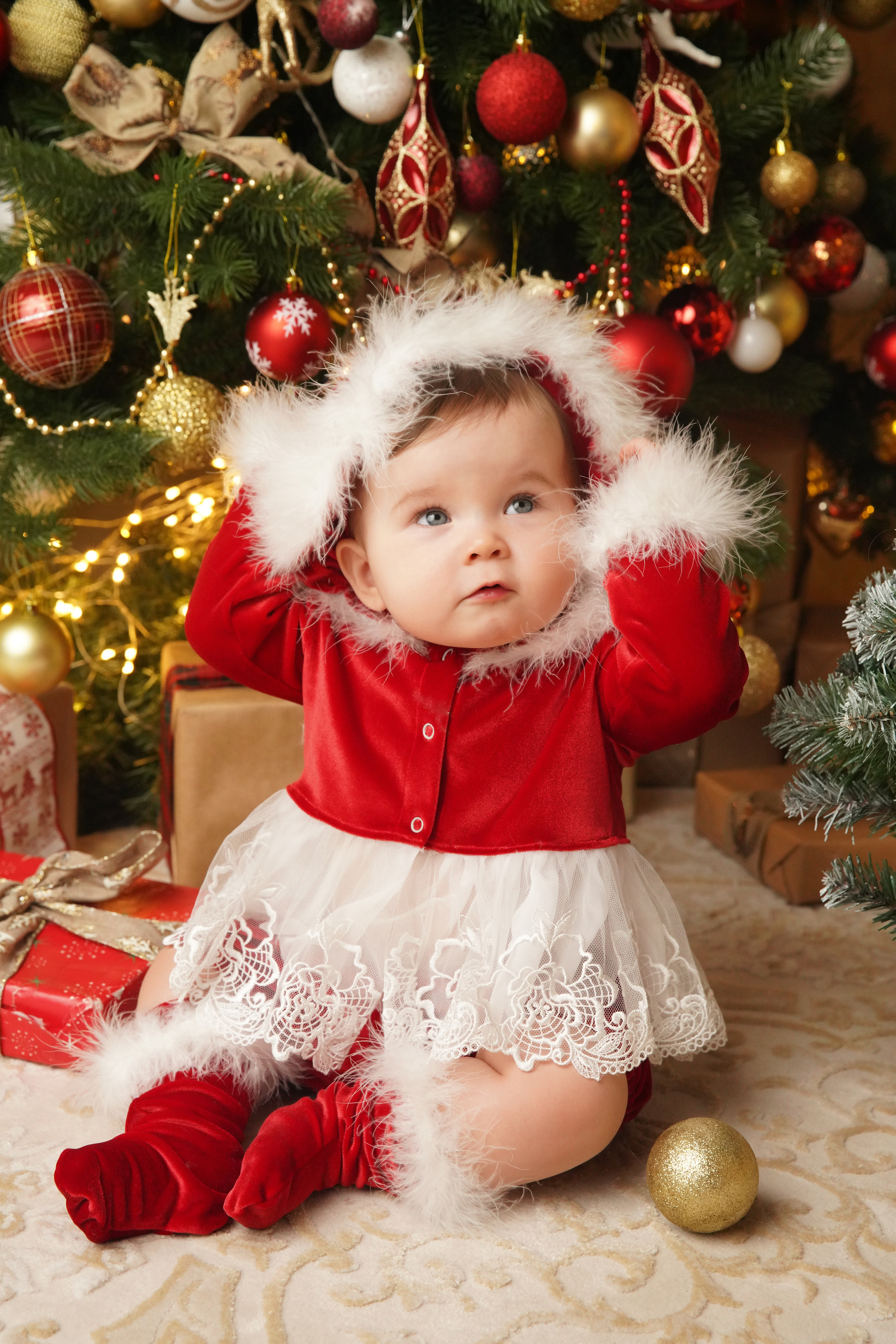 Новогодняя фотосессия. Фотограф новорожденных. Семейный и детский фотограф в городе Сургуте