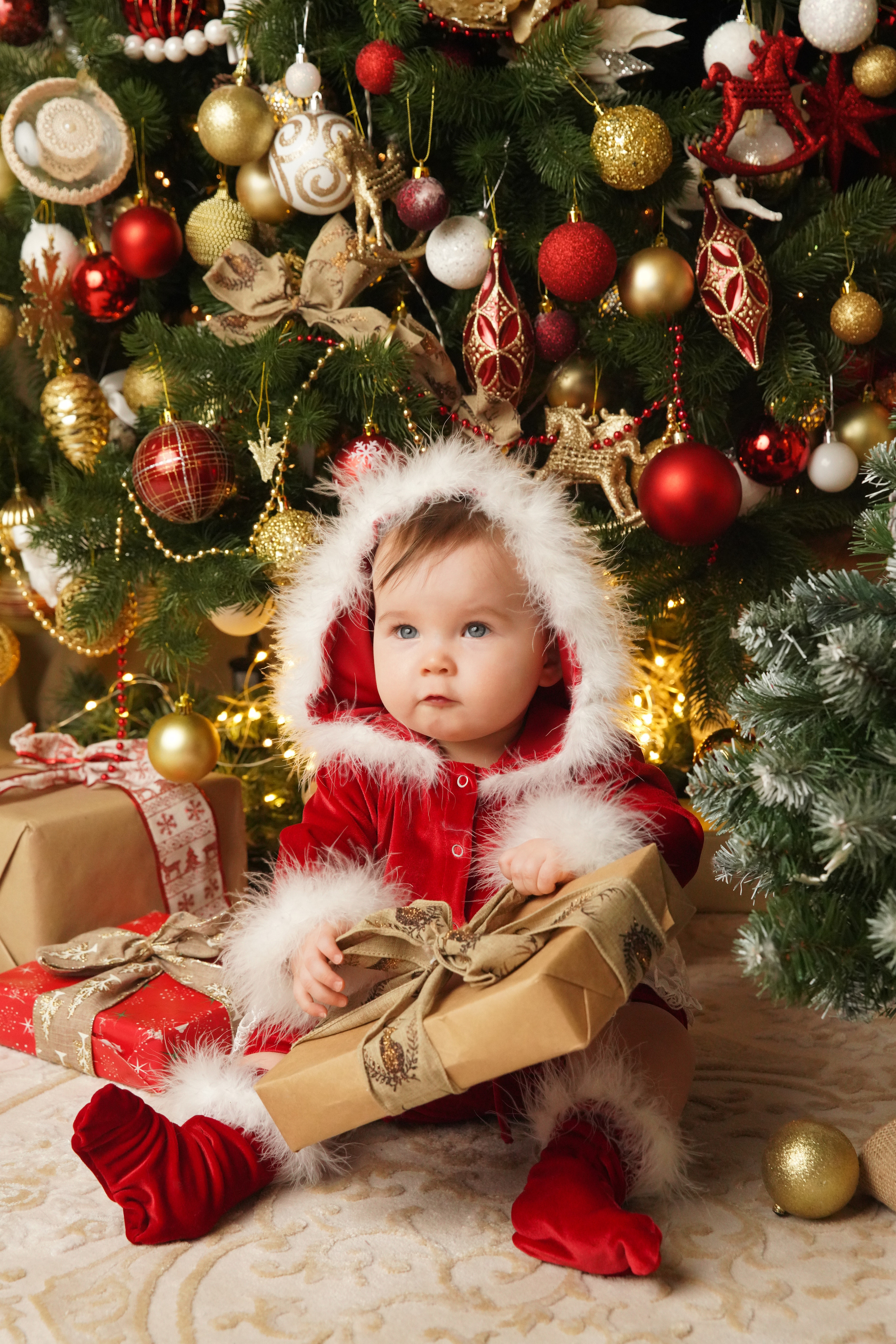 Новогодняя фотосессия. Фотограф новорожденных. Семейный и детский фотограф в городе Сургуте