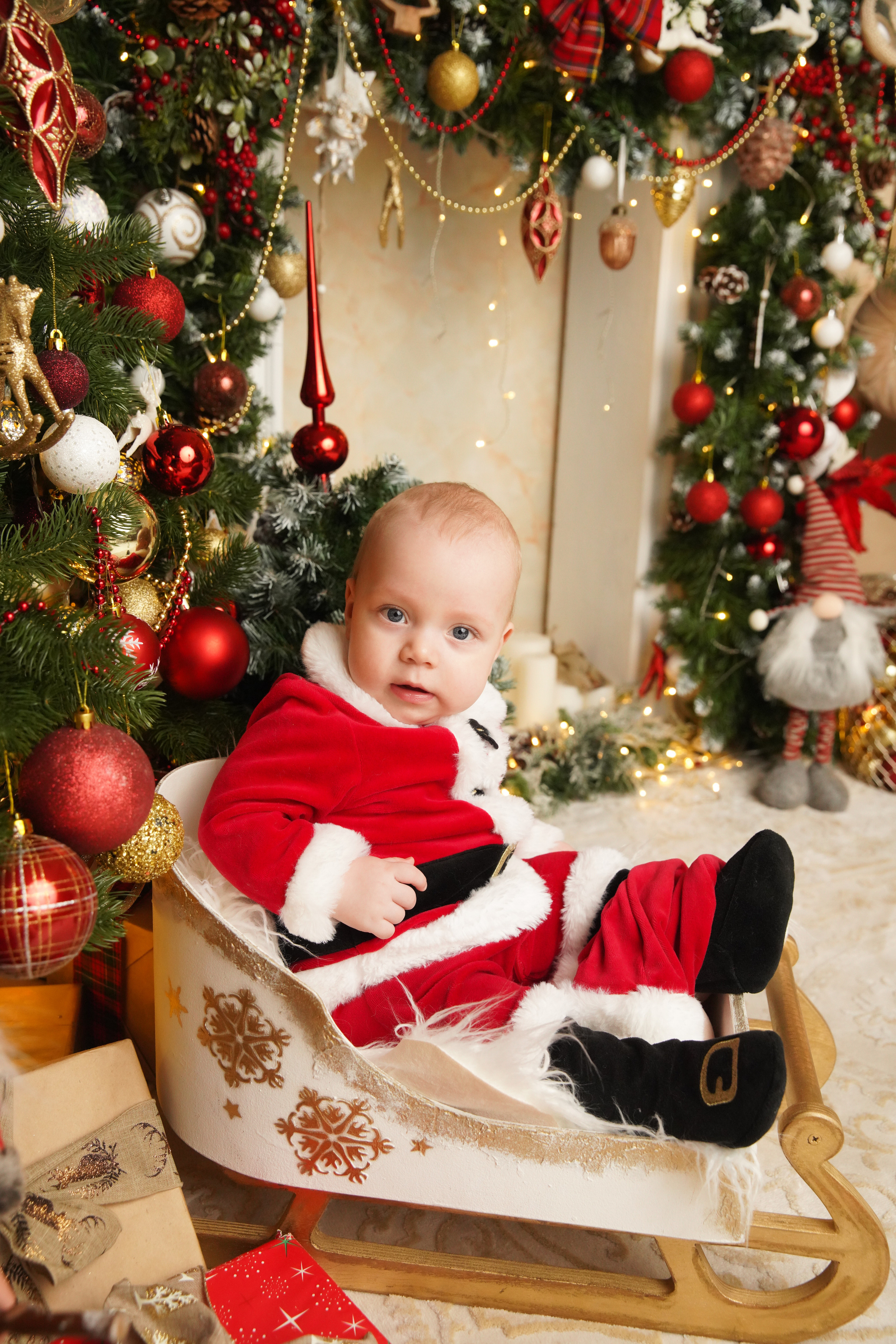 Новогодняя фотосессия. Фотограф новорожденных. Семейный и детский фотограф в городе Сургуте