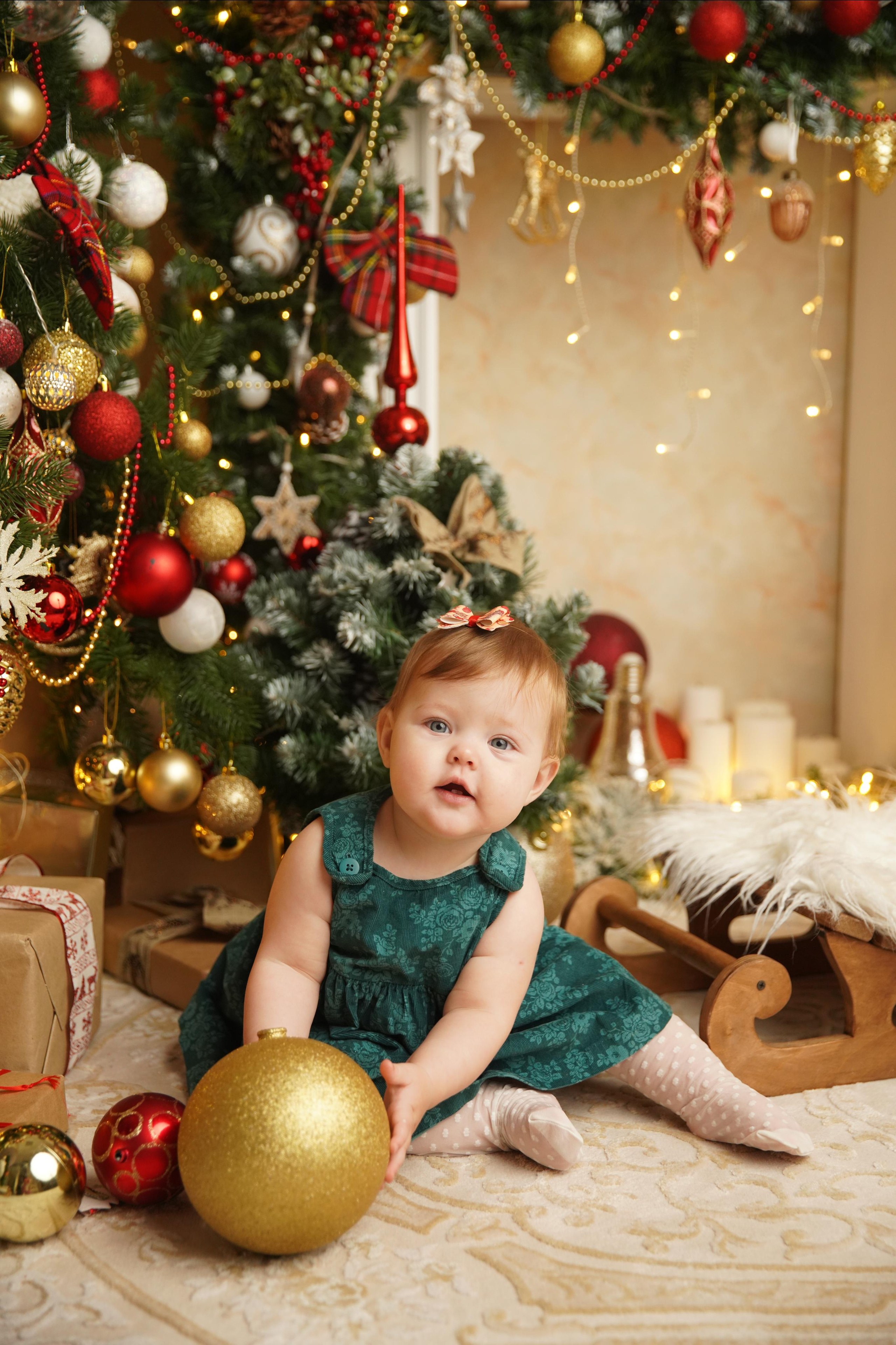 Новогодняя фотосессия. Фотограф новорожденных. Семейный и детский фотограф в городе Сургуте