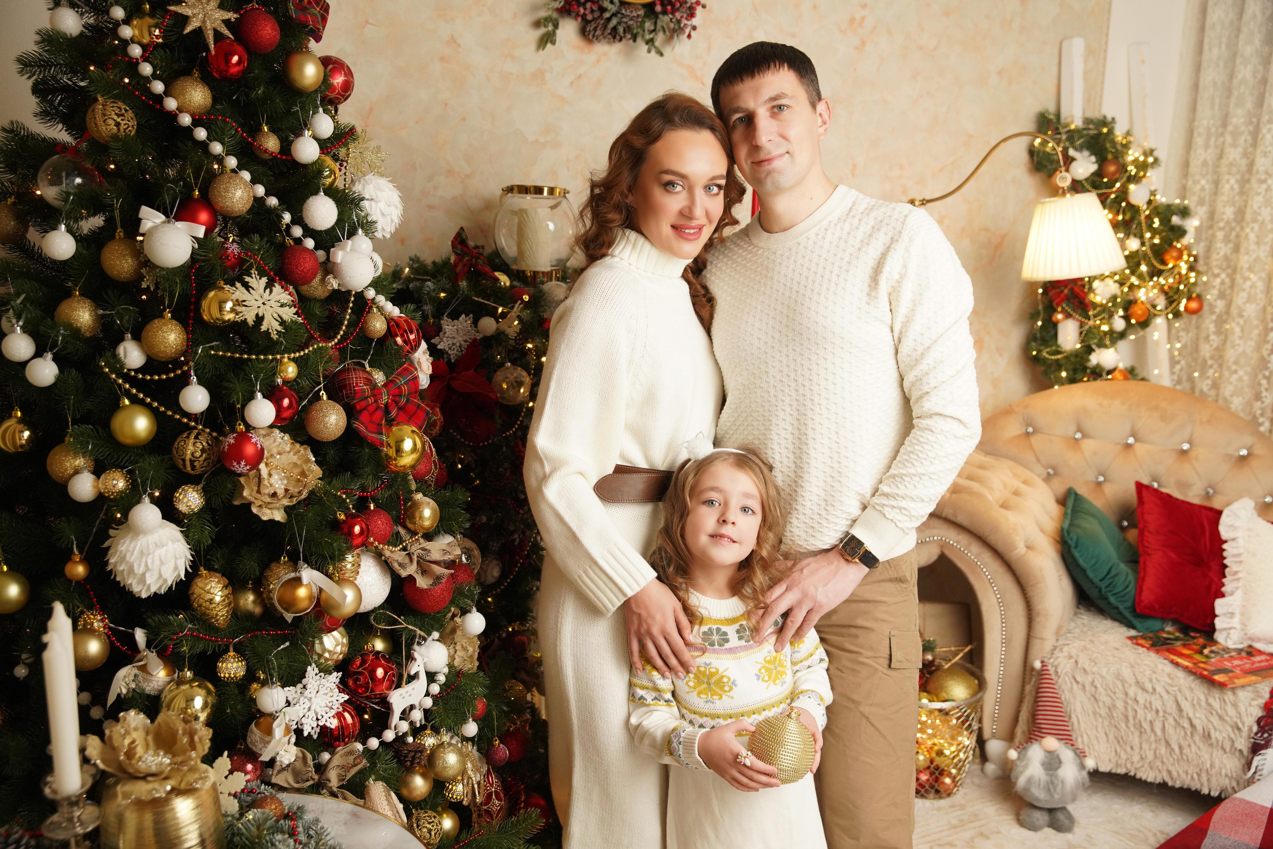 Новогодняя фотосессия. Фотограф новорожденных. Семейный и детский фотограф в городе Сургуте