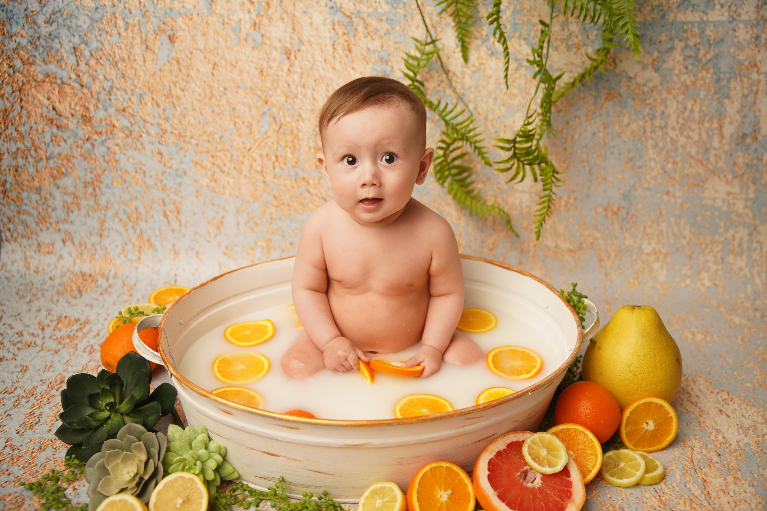 Ванночка мальчики. Фотограф новорожденных. Семейный и детский фотограф в городе Сургуте