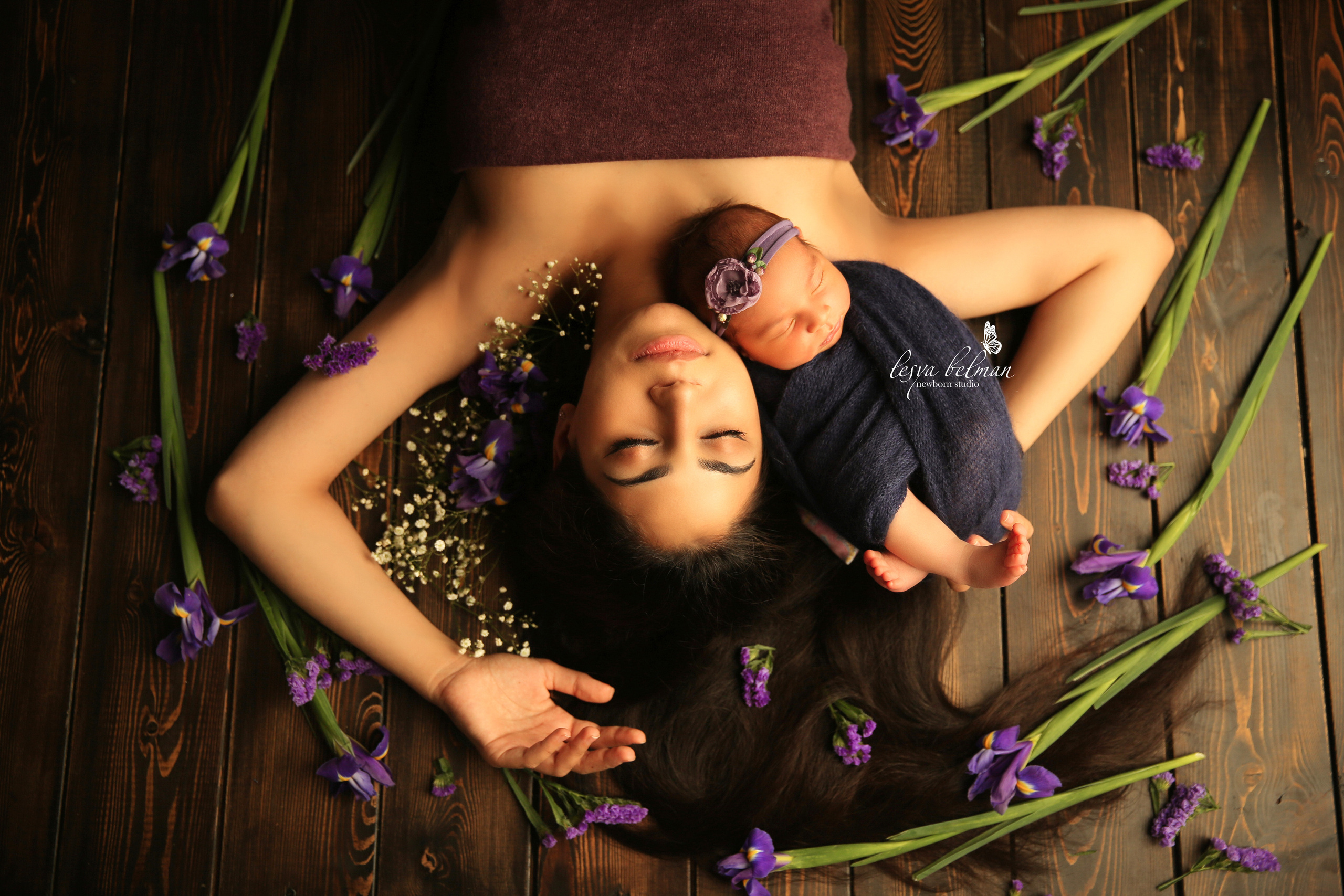 Мама и Малыш. Фотограф новорожденных. Семейный и детский фотограф в городе Сургуте