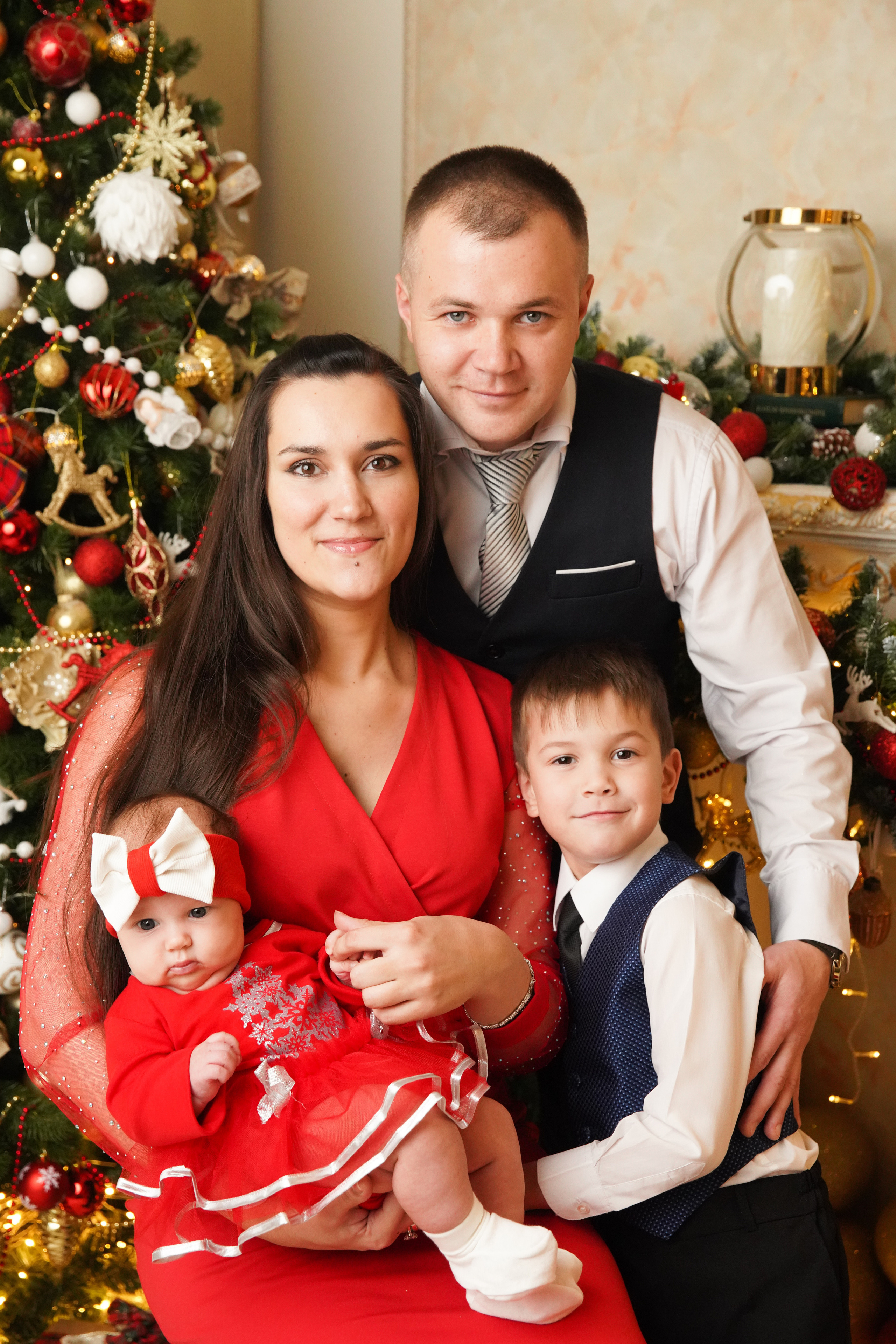 Новогодняя фотосессия. Фотограф новорожденных. Семейный и детский фотограф в городе Сургуте