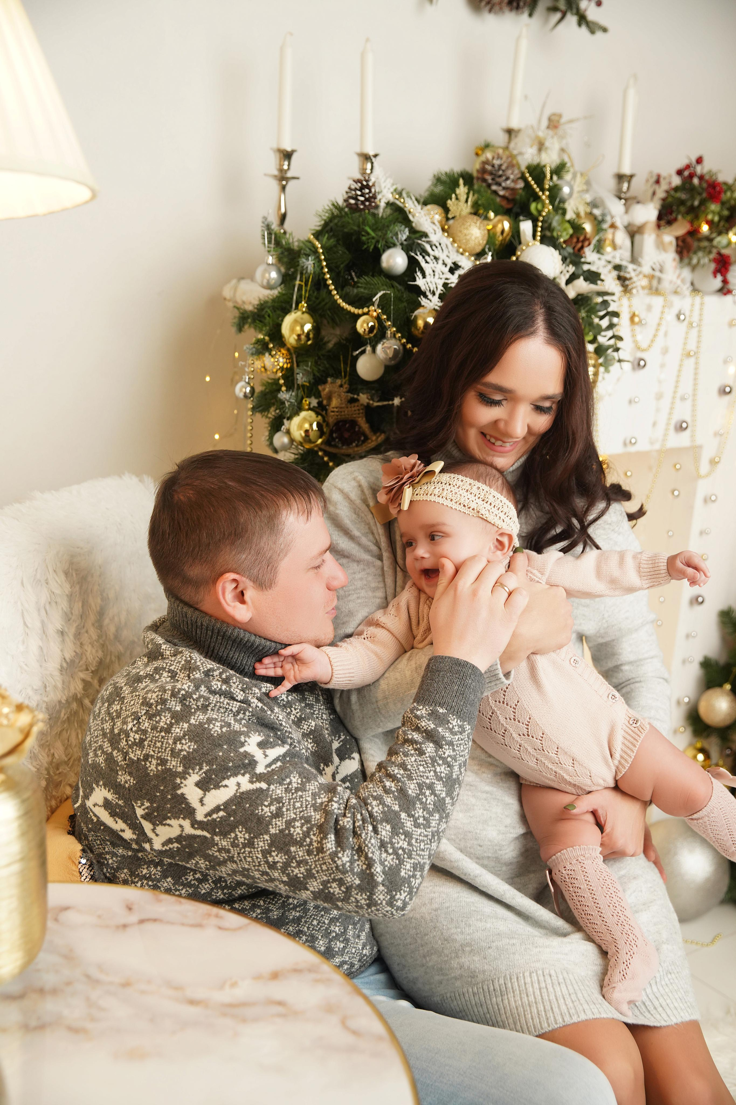 Новогодняя фотосессия. Фотограф новорожденных. Семейный и детский фотограф в городе Сургуте