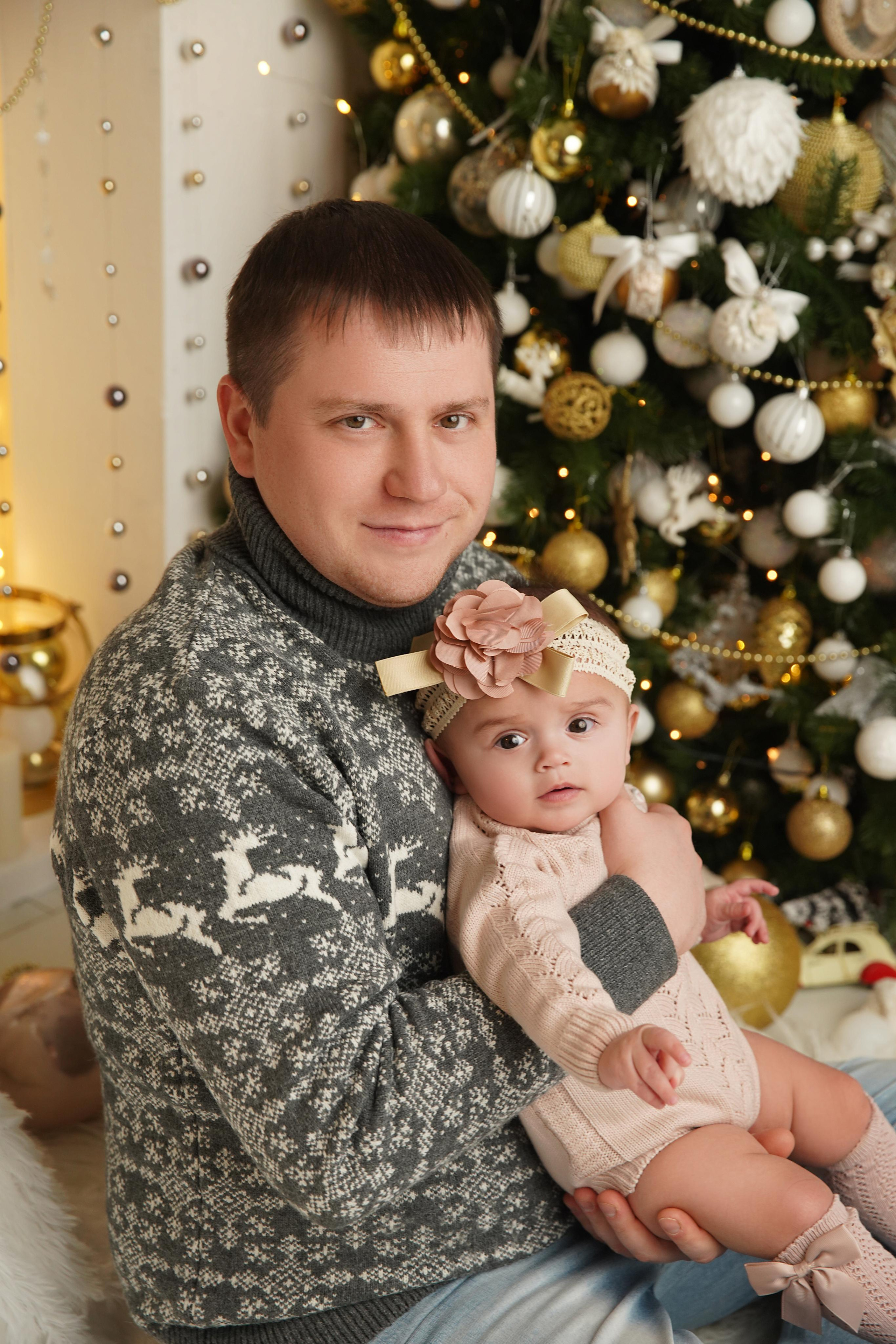 Новогодняя фотосессия. Фотограф новорожденных. Семейный и детский фотограф в городе Сургуте