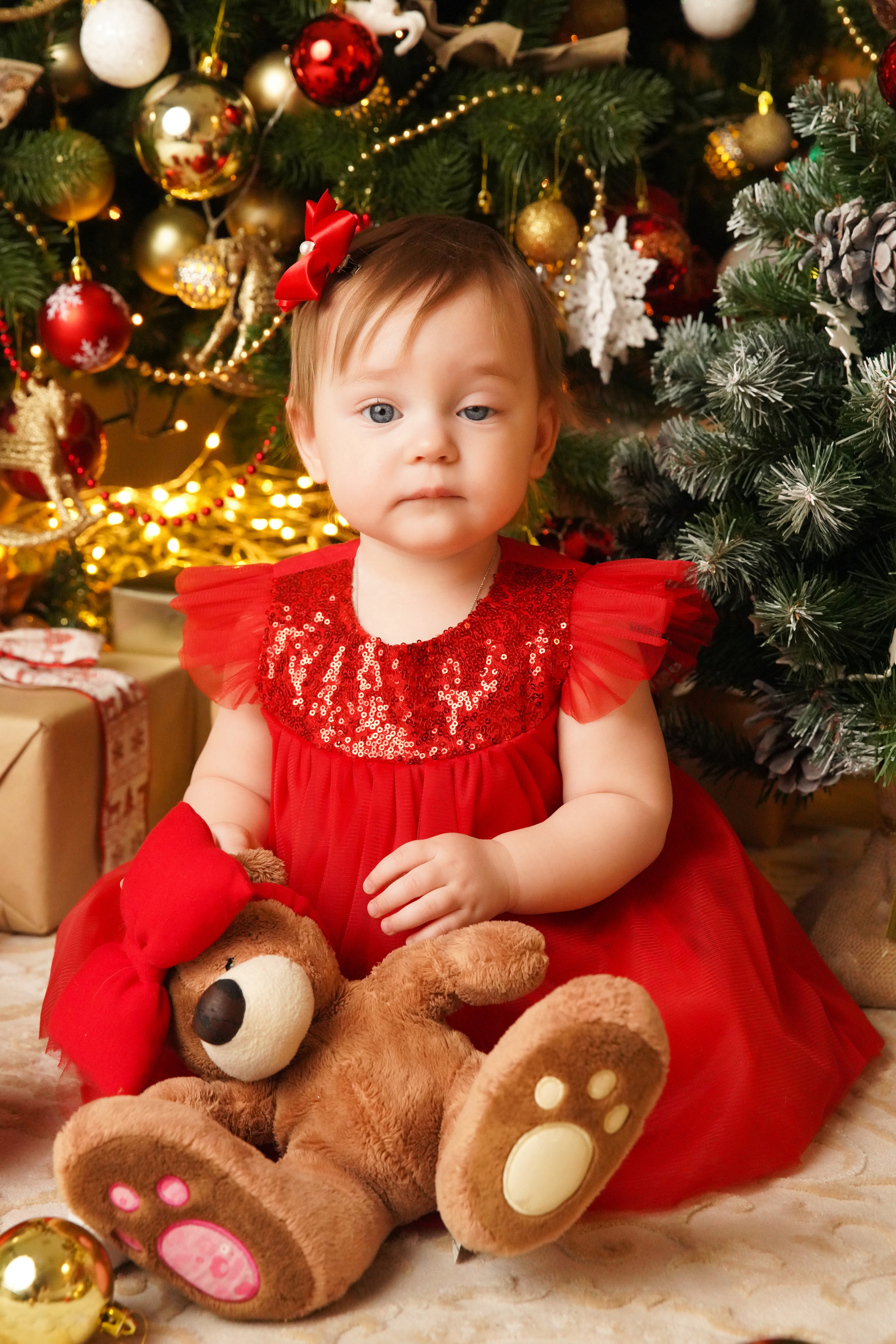 Новогодняя фотосессия. Фотограф новорожденных. Семейный и детский фотограф в городе Сургуте