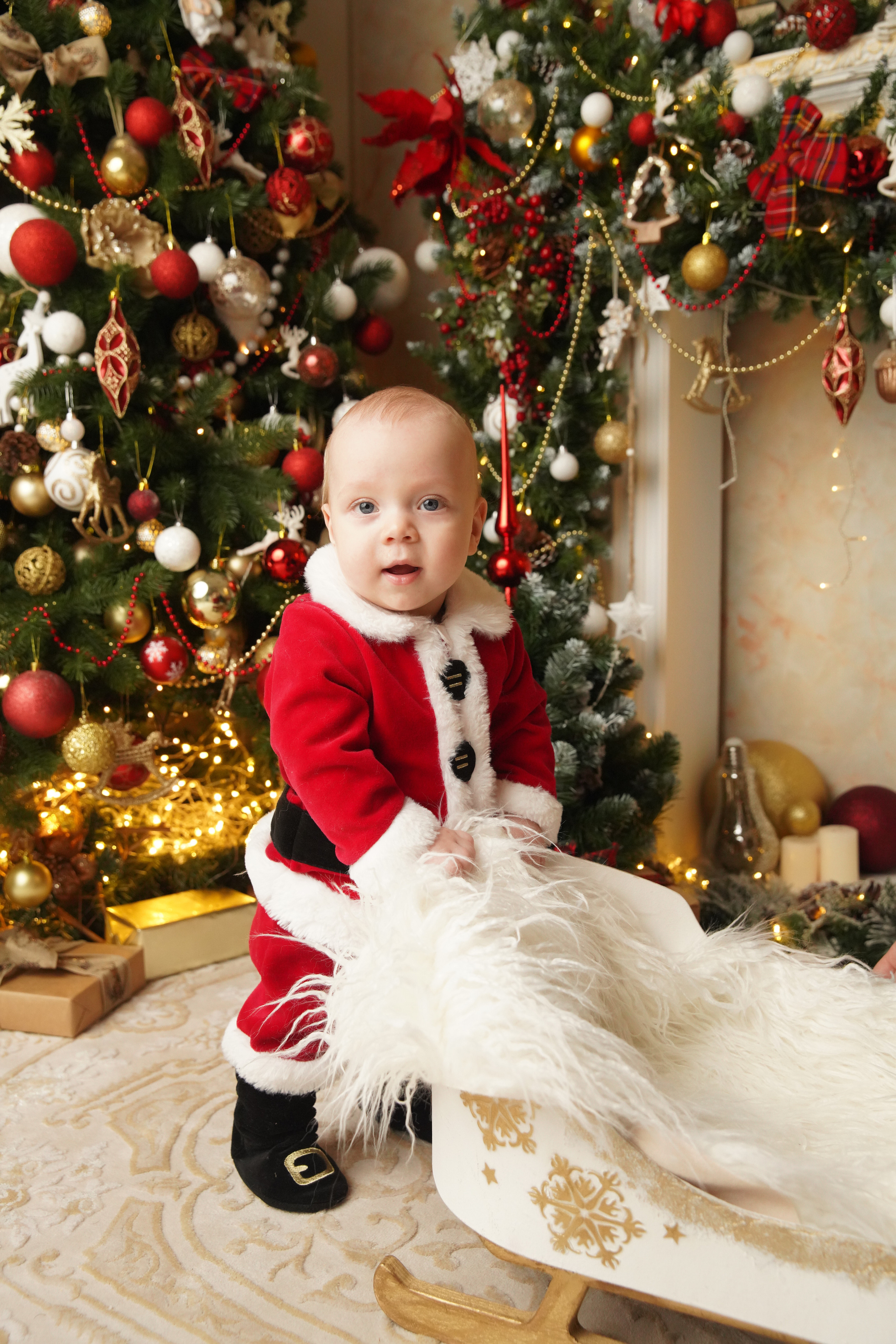 Новогодняя фотосессия. Фотограф новорожденных. Семейный и детский фотограф в городе Сургуте