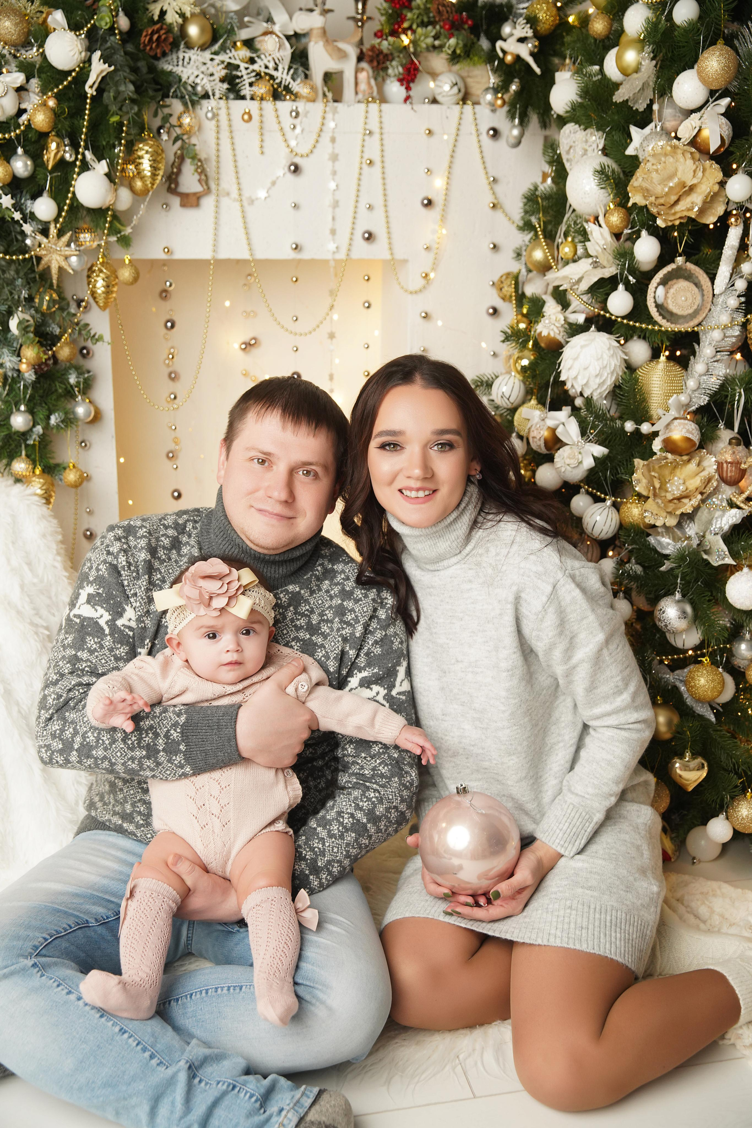 Новогодняя фотосессия. Фотограф новорожденных. Семейный и детский фотограф в городе Сургуте