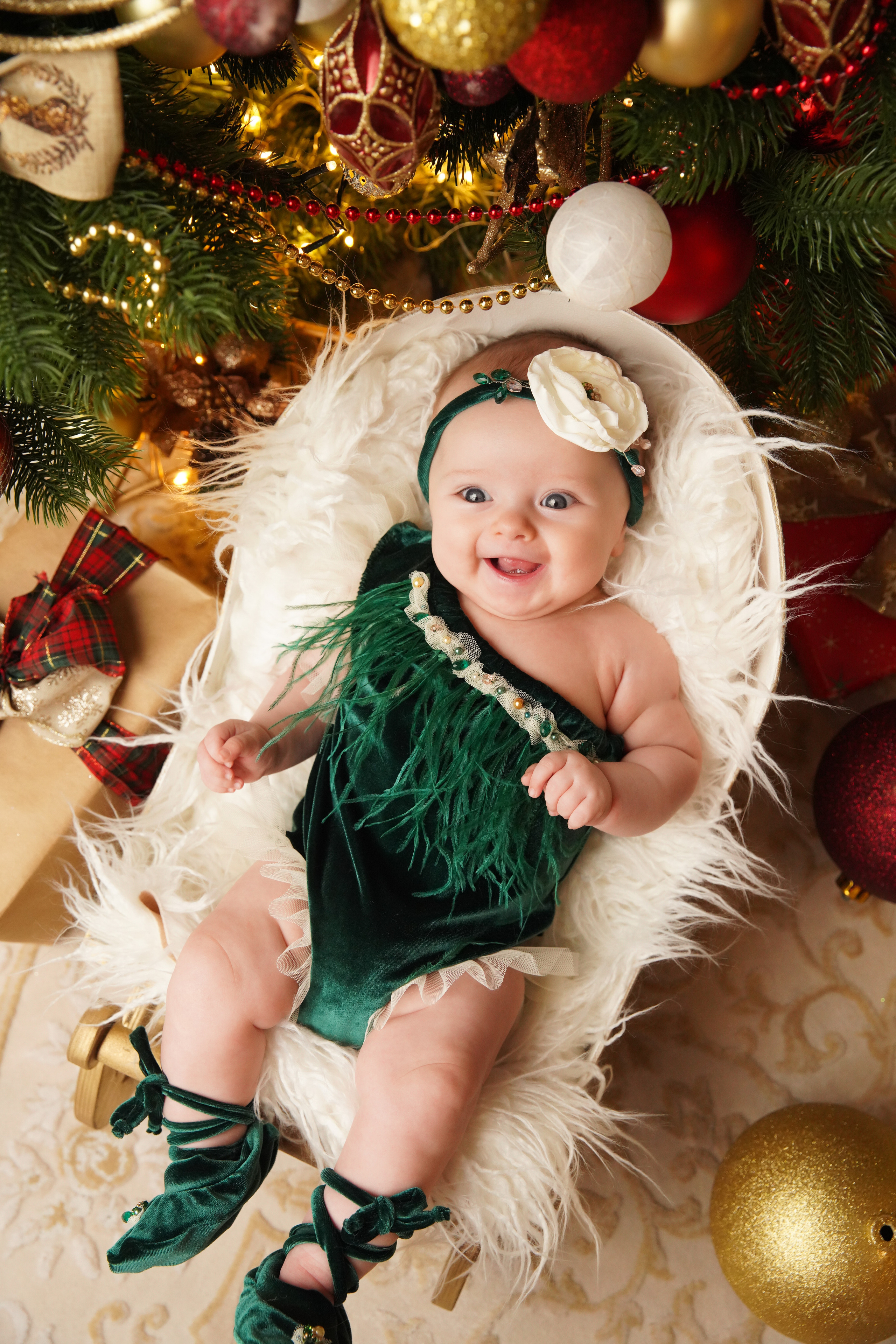 Новогодняя фотосессия. Фотограф новорожденных. Семейный и детский фотограф в городе Сургуте