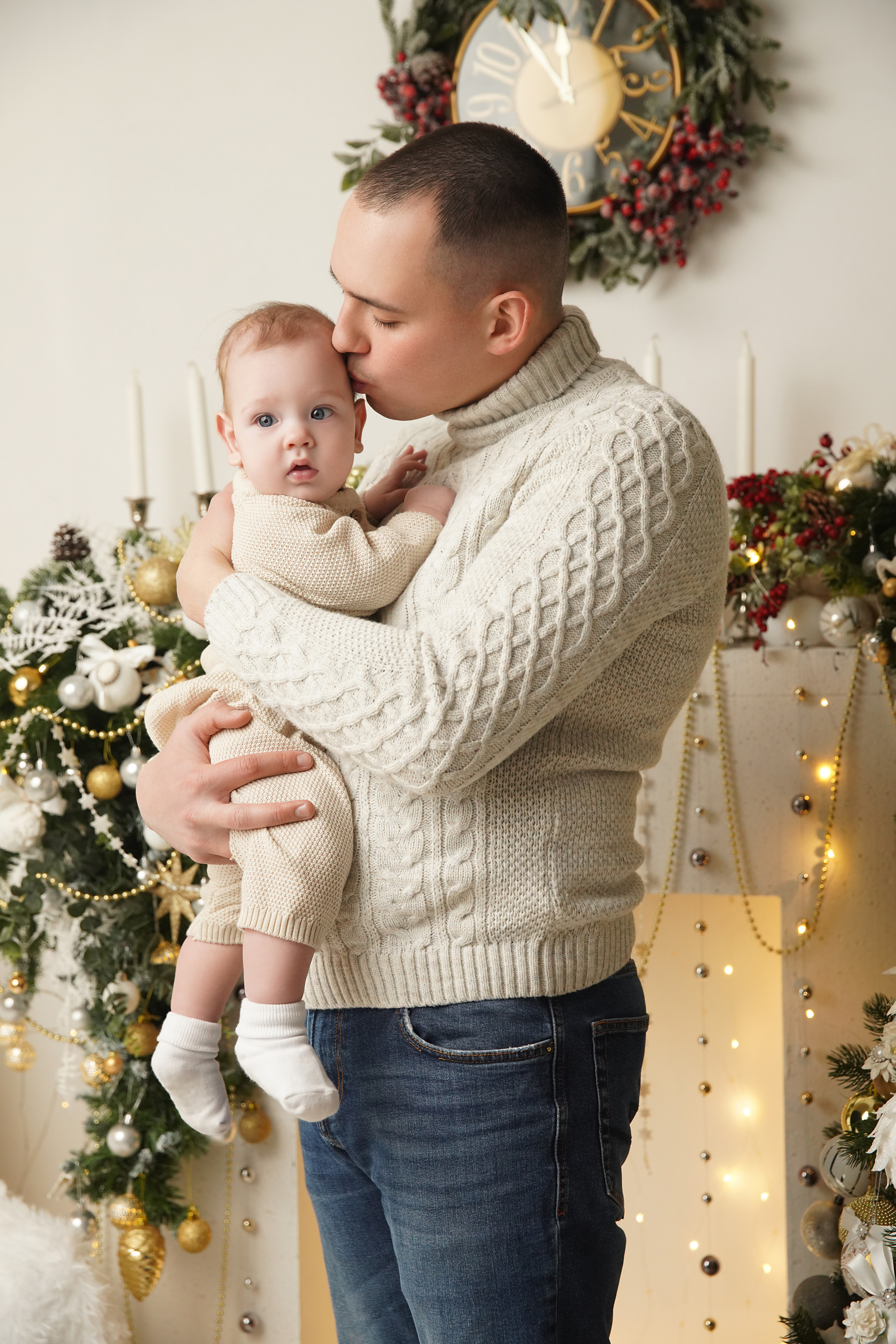 Новогодняя фотосессия. Фотограф новорожденных. Семейный и детский фотограф в городе Сургуте