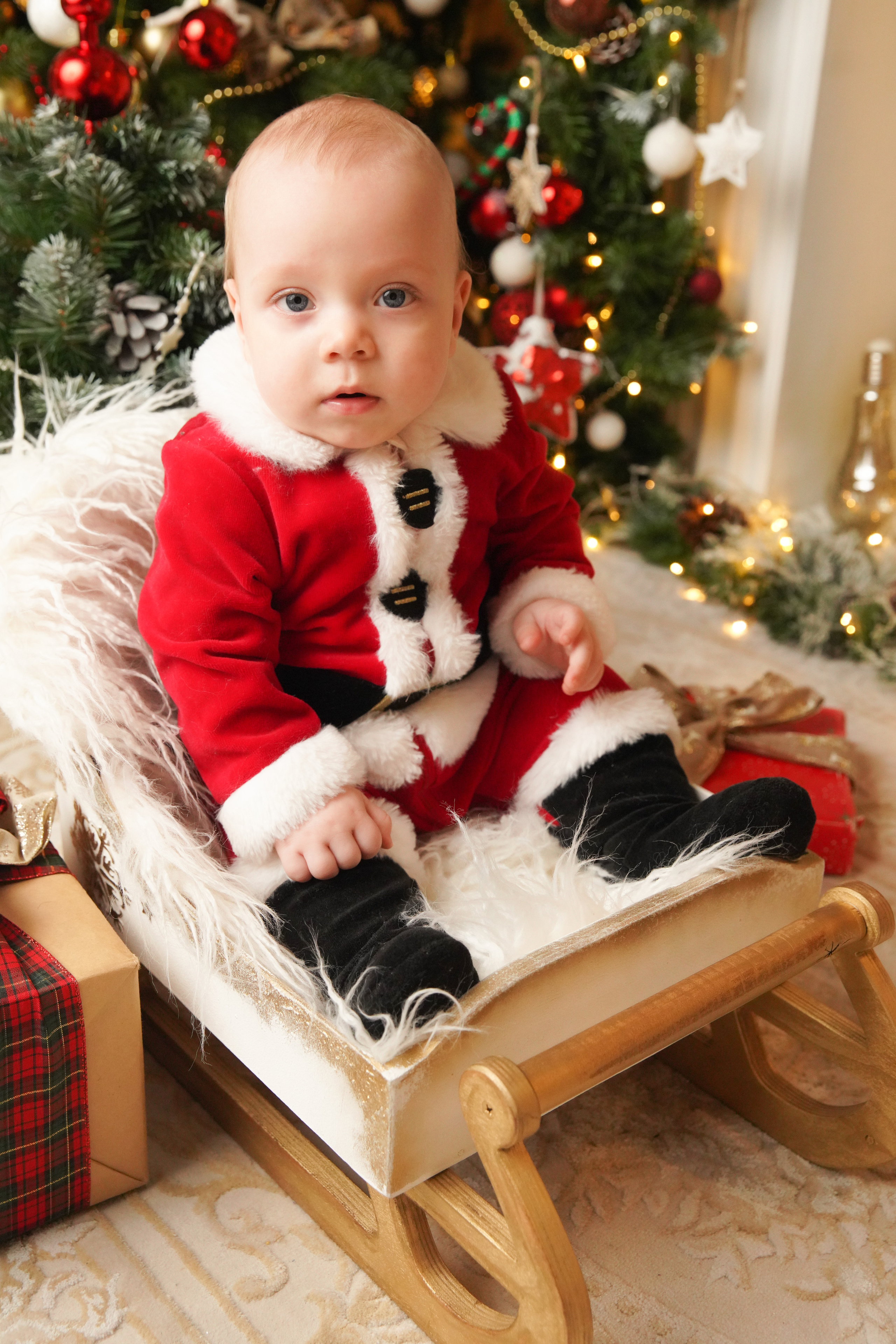 Новогодняя фотосессия. Фотограф новорожденных. Семейный и детский фотограф в городе Сургуте