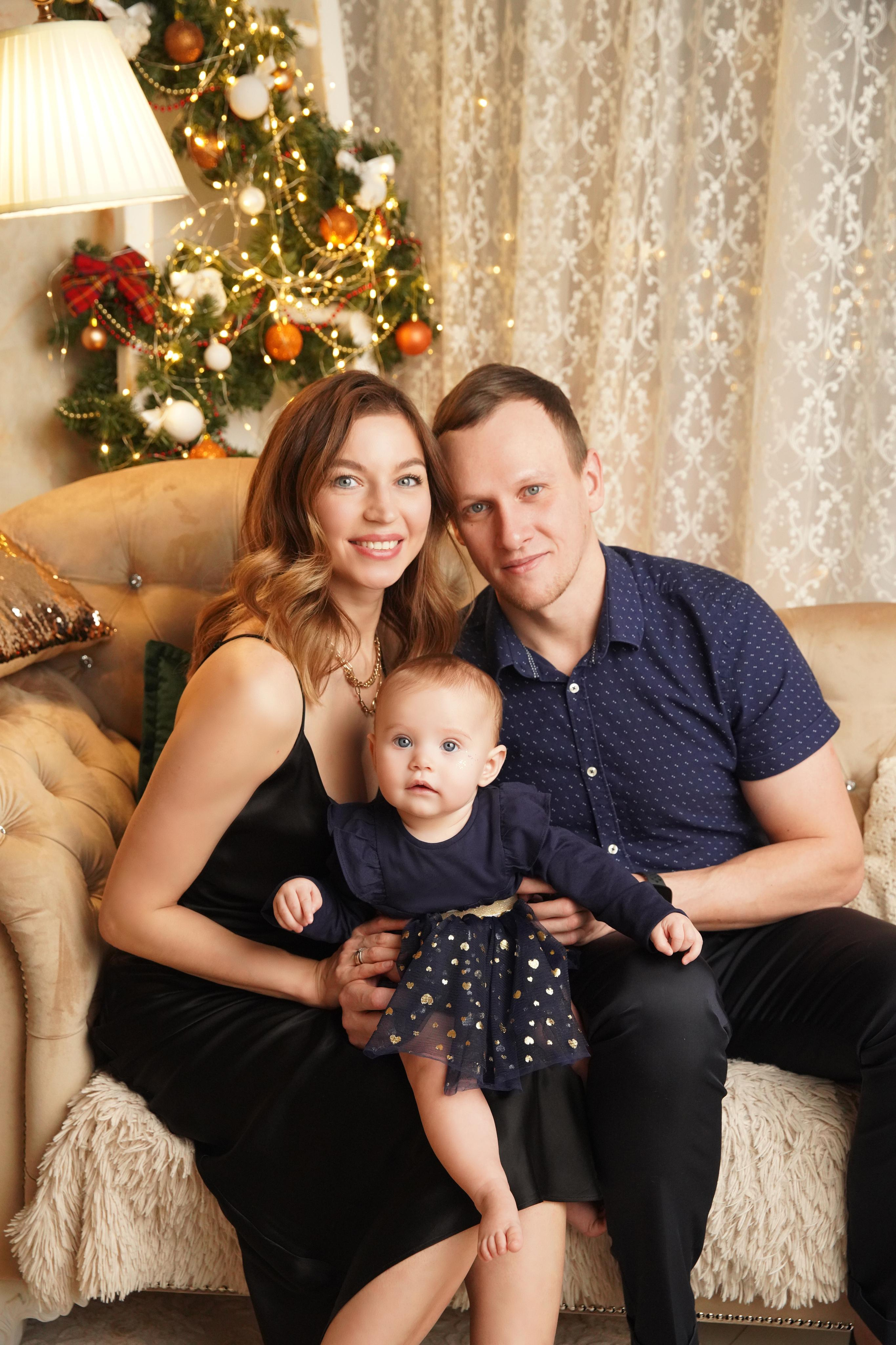 Новогодняя фотосессия. Фотограф новорожденных. Семейный и детский фотограф в городе Сургуте