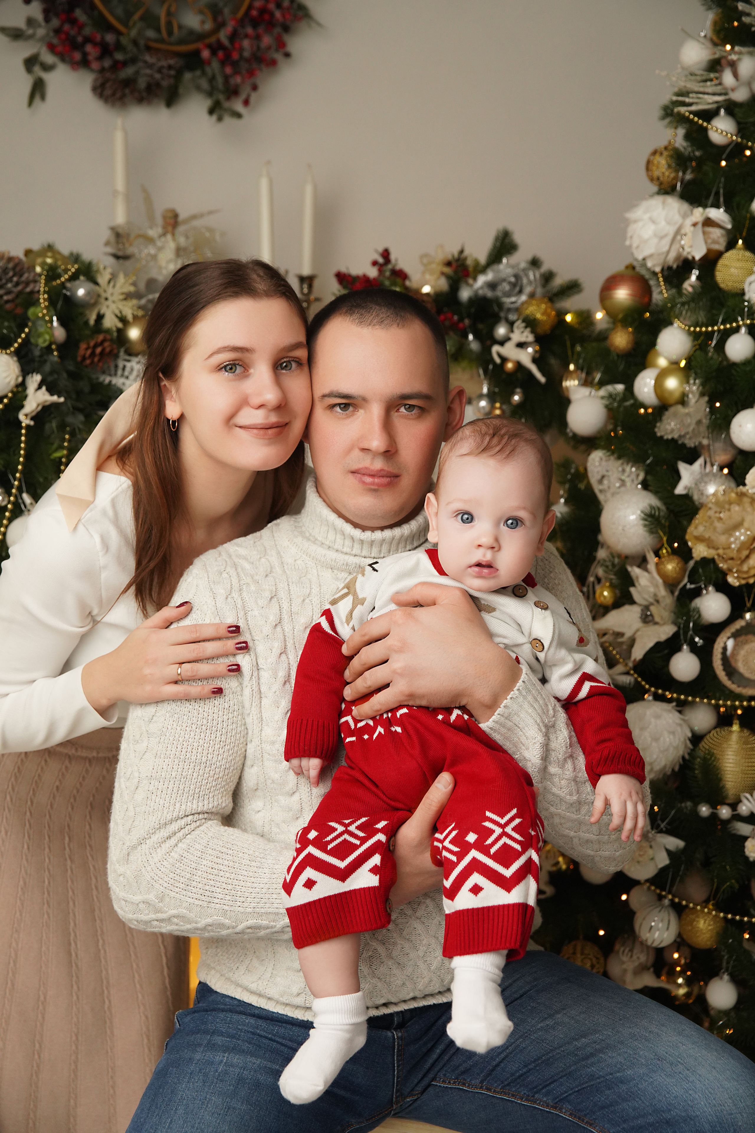 Новогодняя фотосессия. Фотограф новорожденных. Семейный и детский фотограф в городе Сургуте