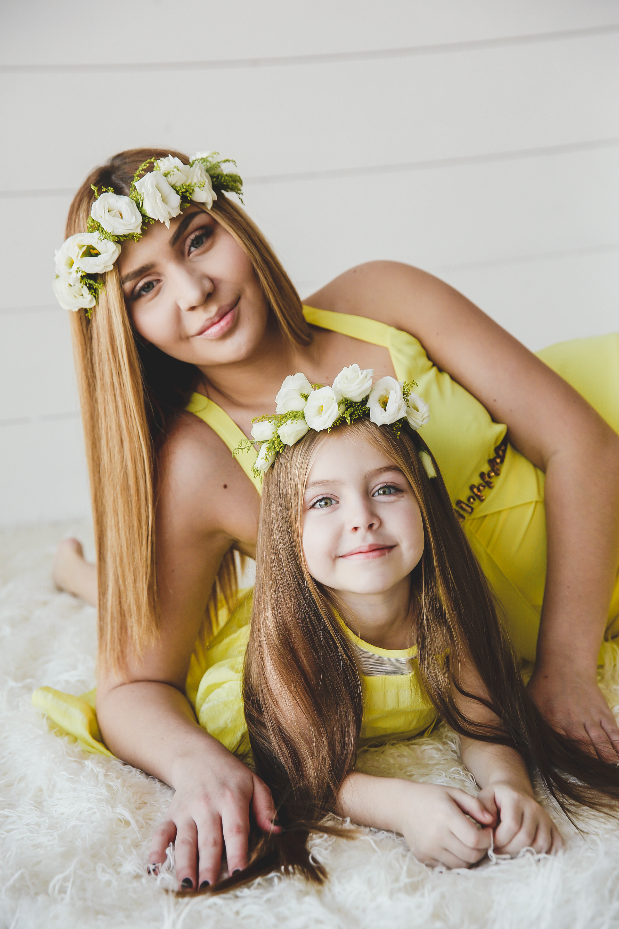 Мама и Дочь. Фотограф новорожденных. Семейный и детский фотограф в городе Сургуте