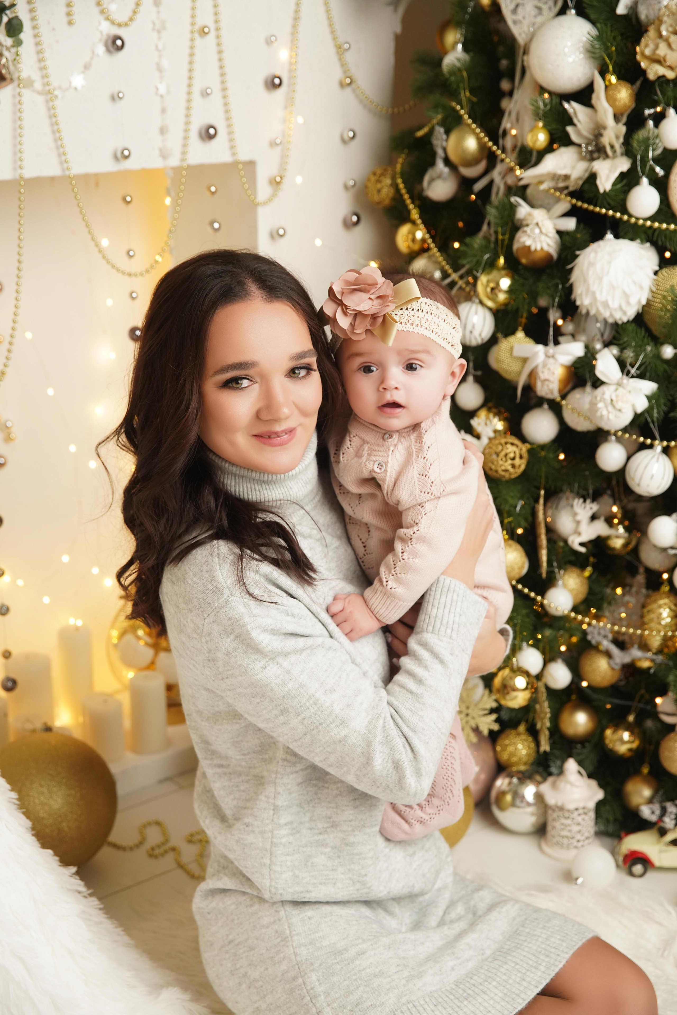 Новогодняя фотосессия. Фотограф новорожденных. Семейный и детский фотограф в городе Сургуте