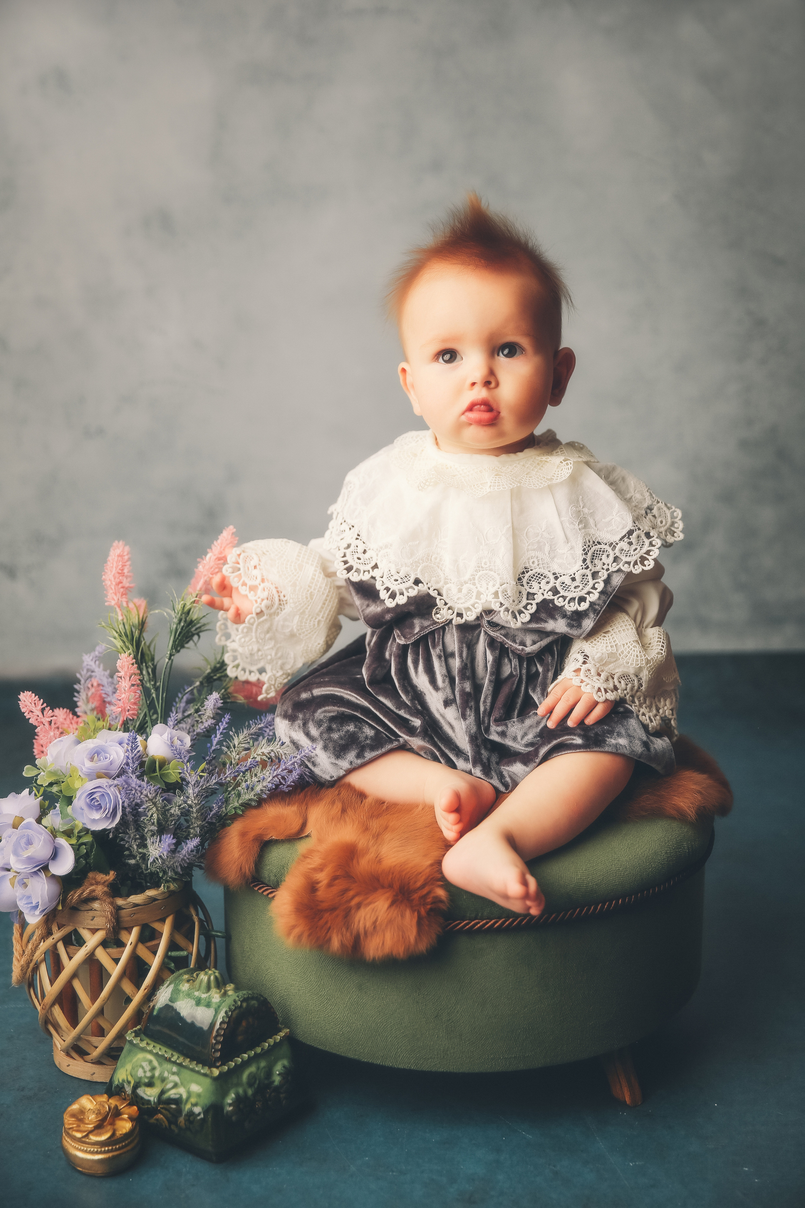 Эпоха Возрождения. Фотограф новорожденных. Семейный и детский фотограф в городе Сургуте