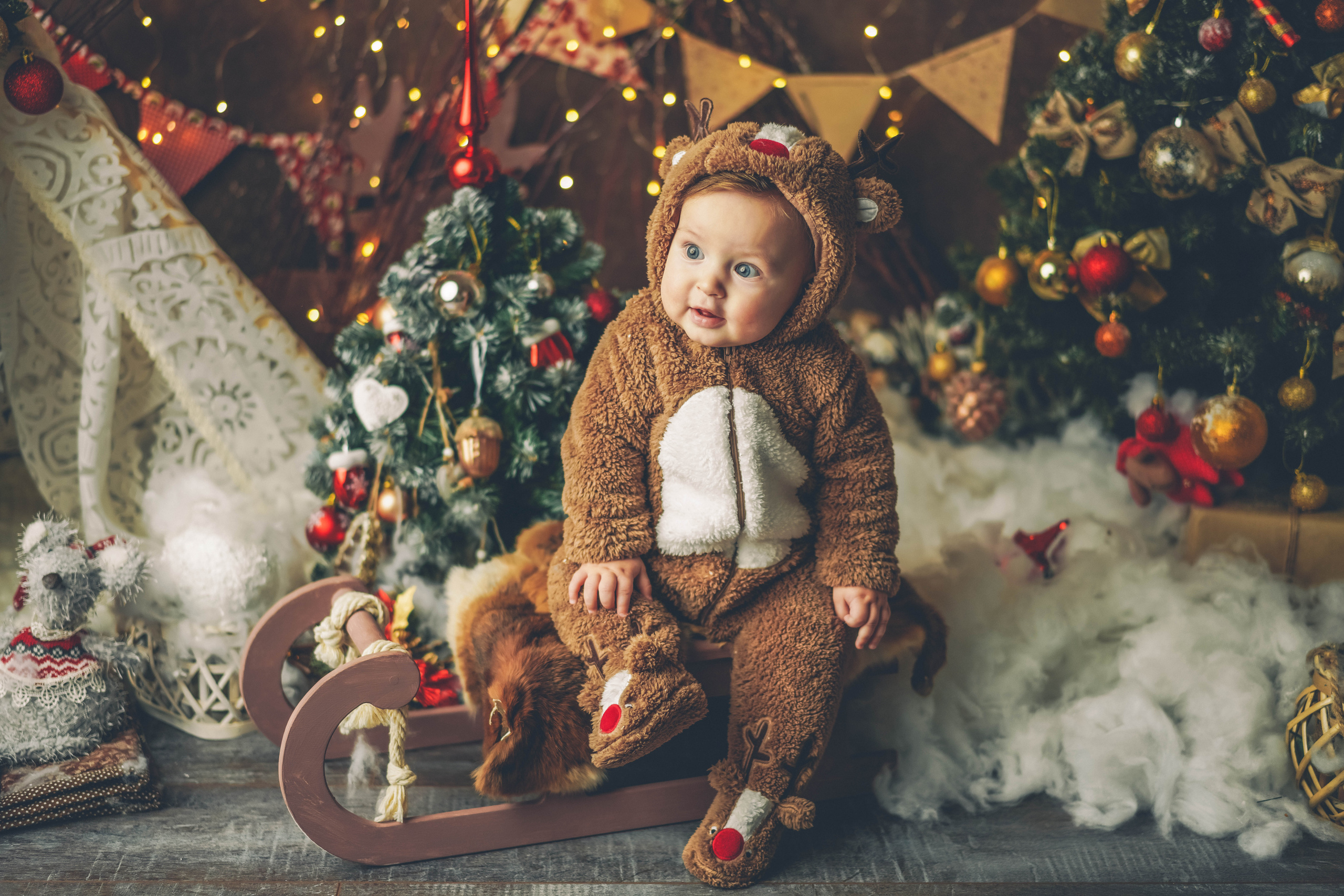 Новогодний альбом. Фотограф новорожденных. Семейный и детский фотограф в городе Сургуте