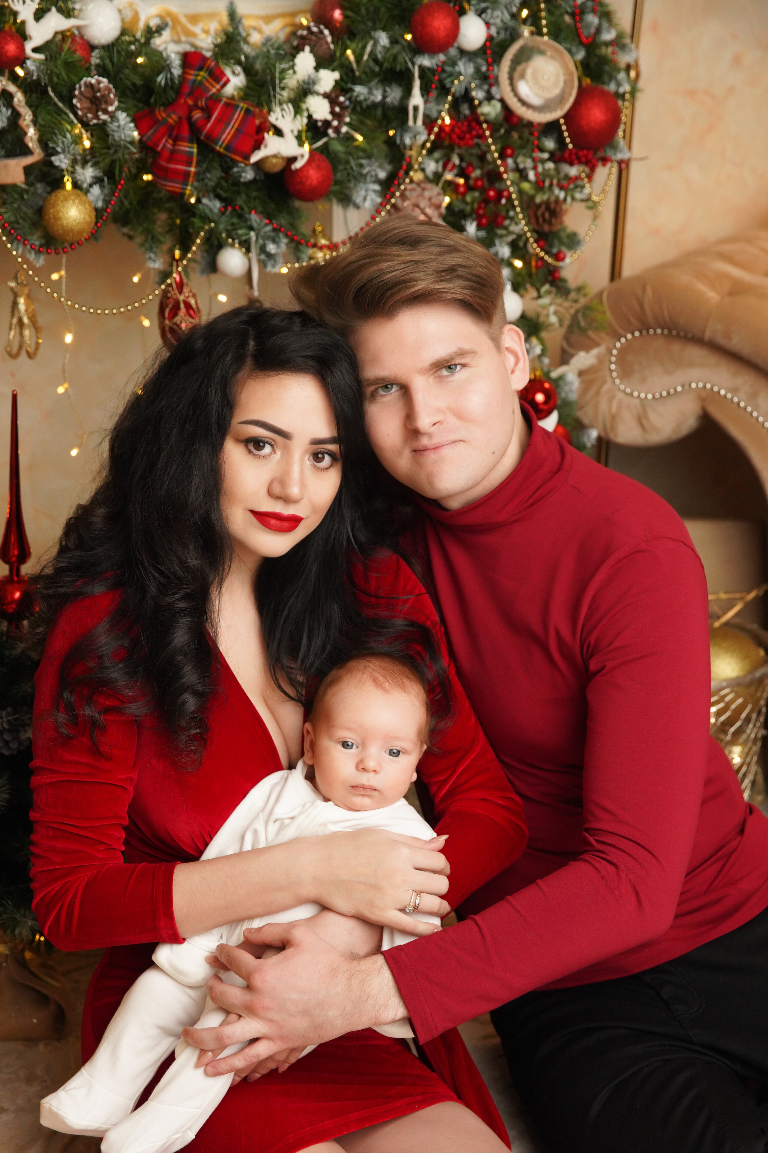 Новогодняя фотосессия. Фотограф новорожденных. Семейный и детский фотограф в городе Сургуте