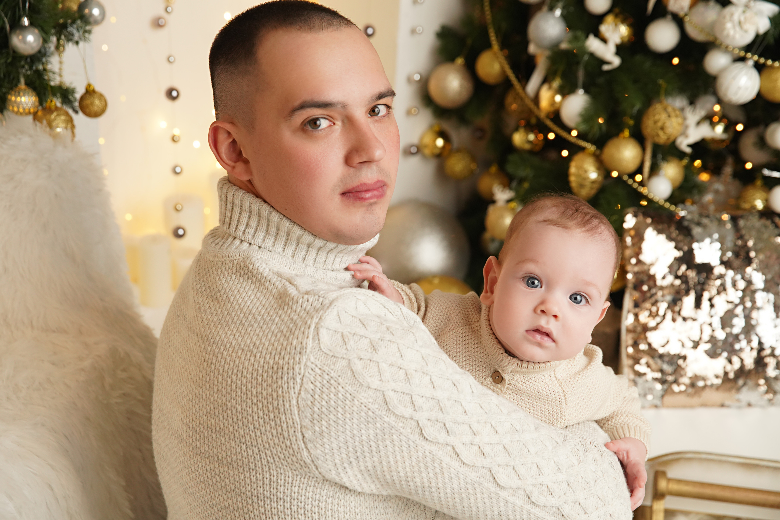 Новогодняя фотосессия. Фотограф новорожденных. Семейный и детский фотограф в городе Сургуте