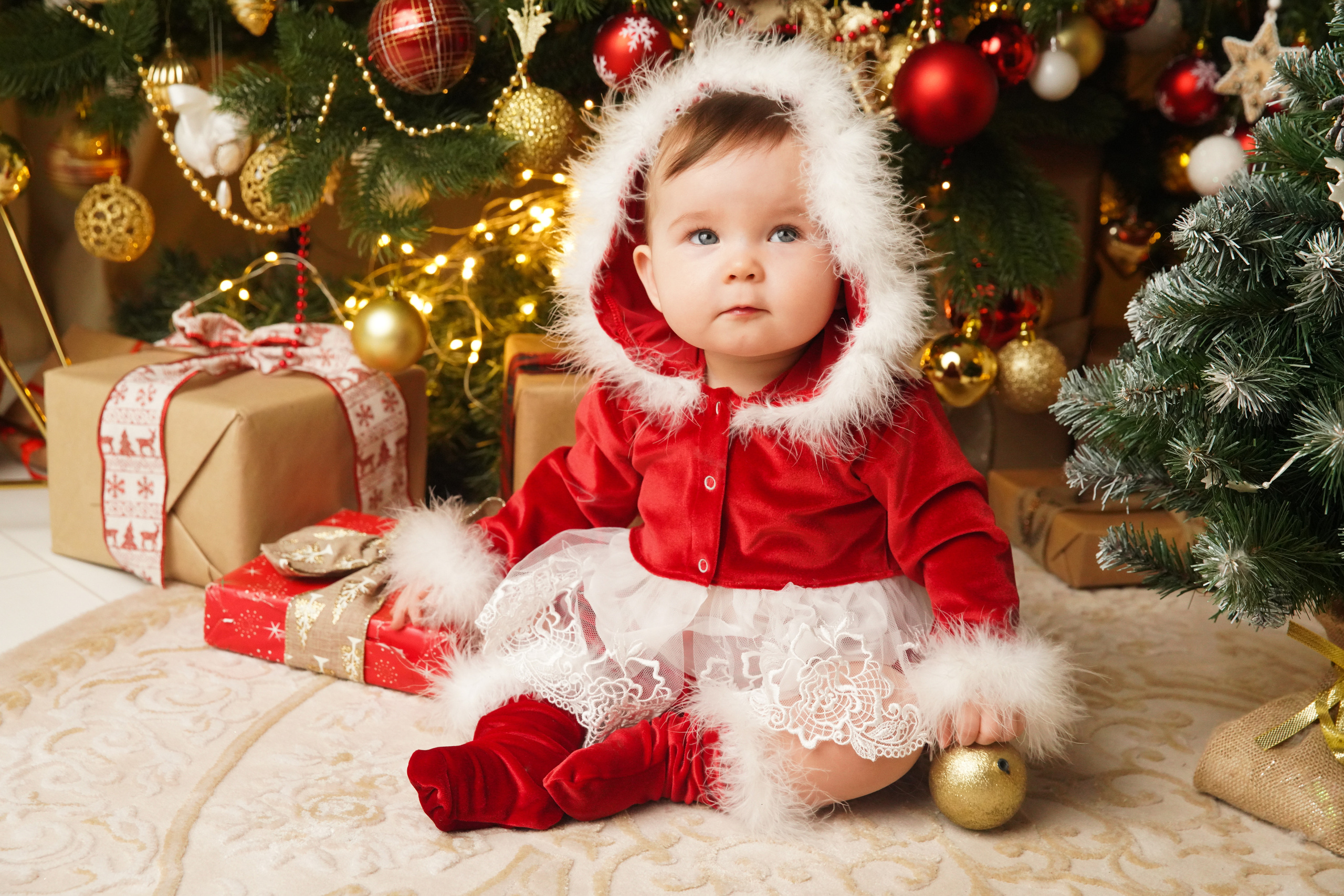 Новогодняя фотосессия. Фотограф новорожденных. Семейный и детский фотограф в городе Сургуте