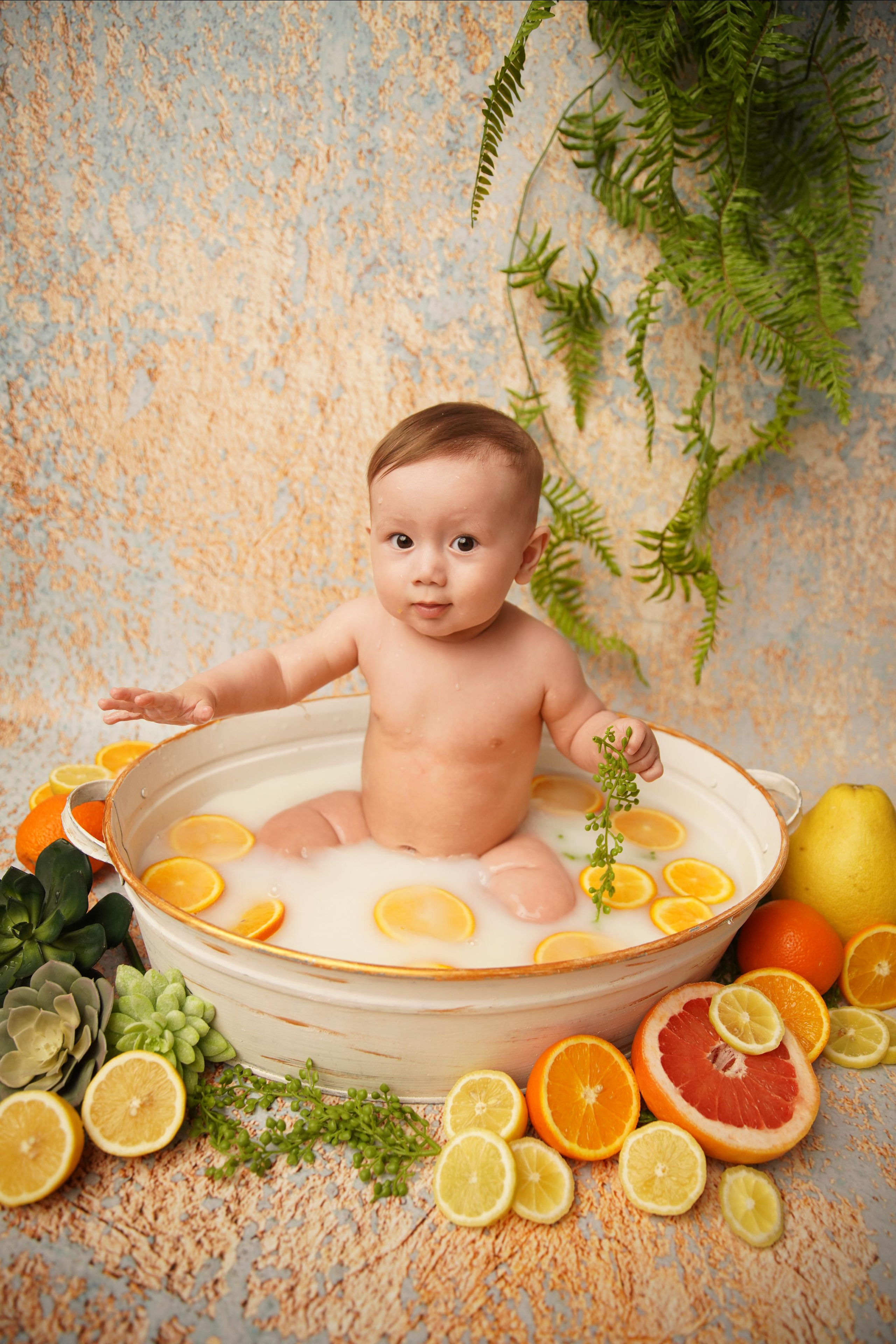 Ванночка мальчики. Фотограф новорожденных. Семейный и детский фотограф в городе Сургуте