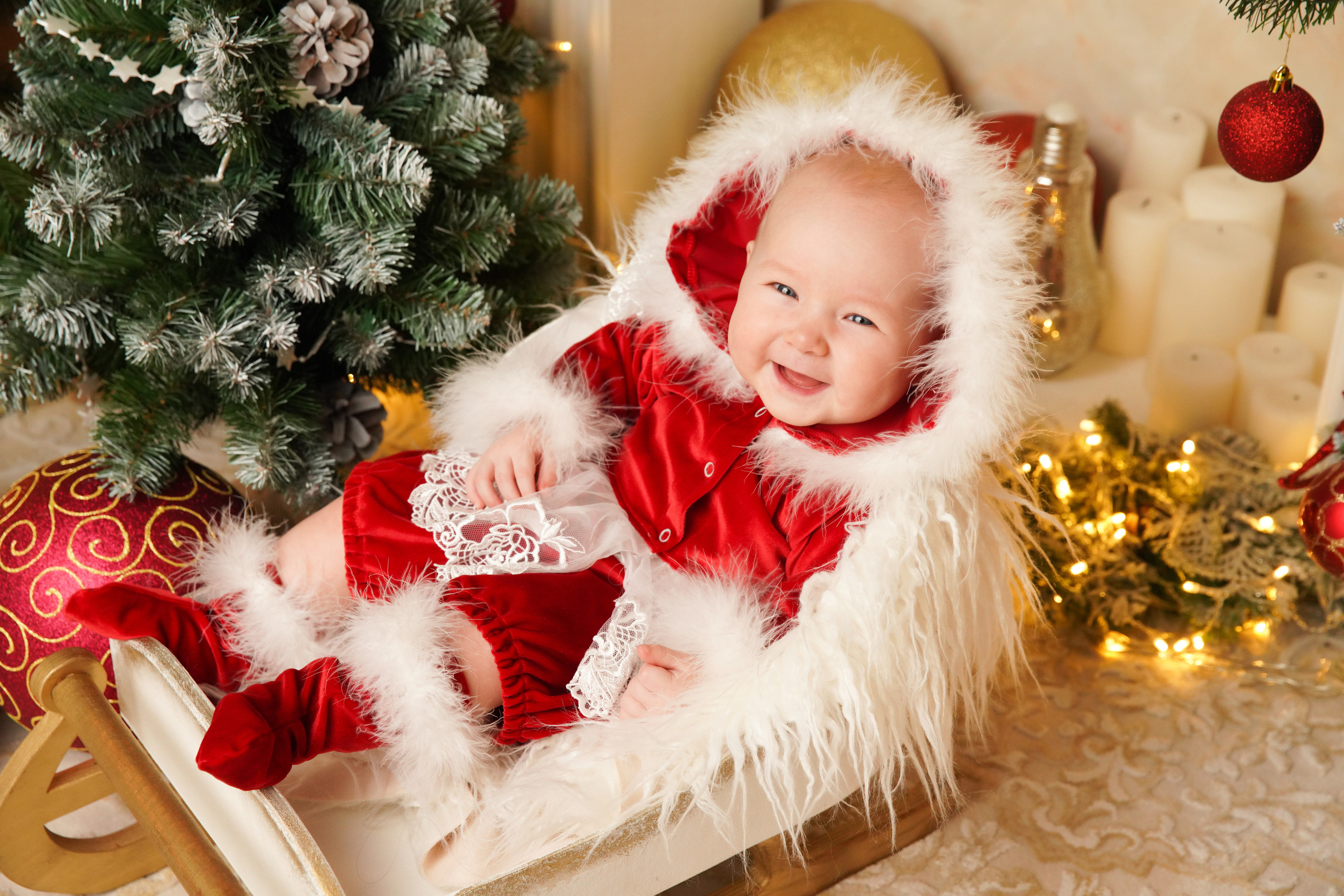 Новогодняя фотосессия. Фотограф новорожденных. Семейный и детский фотограф в городе Сургуте